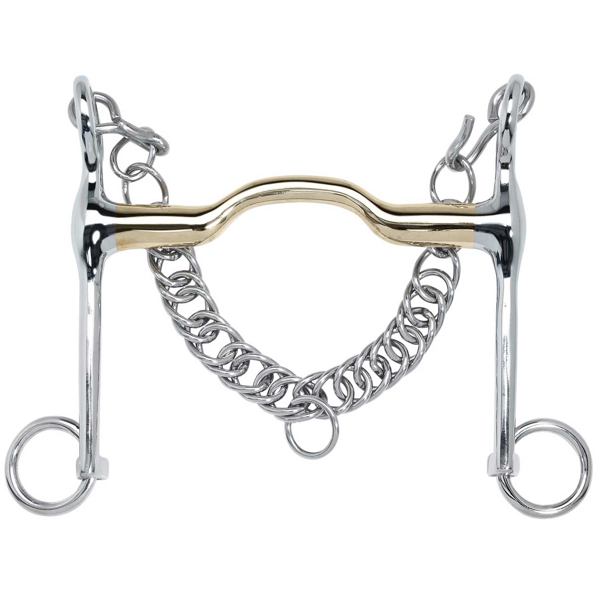 BUSSE Double Bridle KAUGAN®, extra thin, stainless steel bars