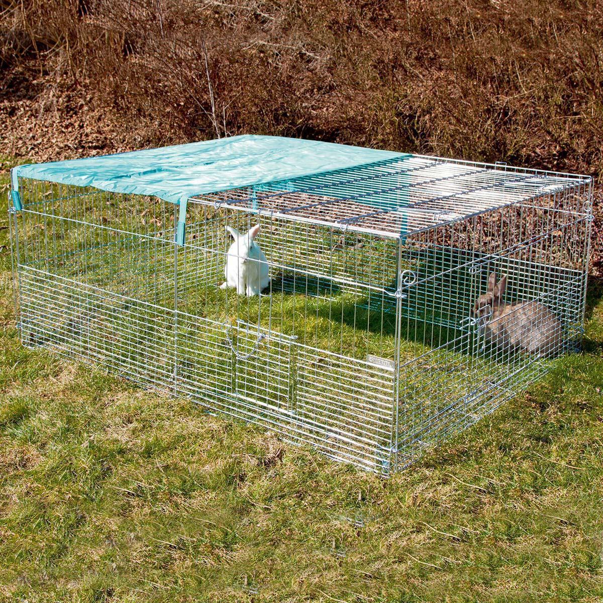 Outdoor Enclosure for Young Animals 144x112x60cm