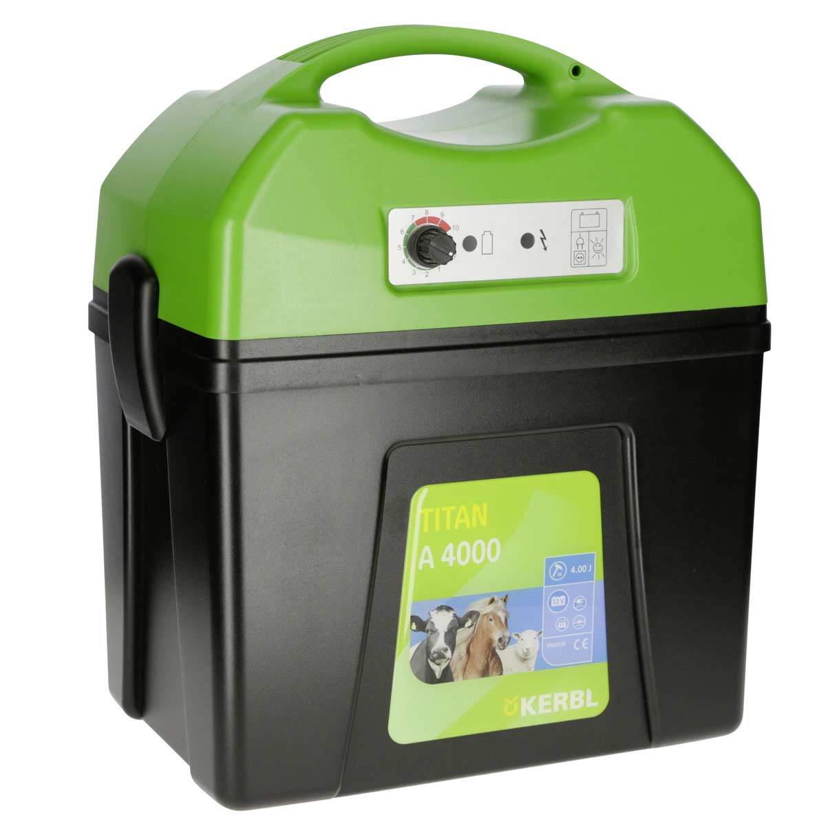 Kerbl TITAN A 4000 electric fence energiser 12V, 4 joules