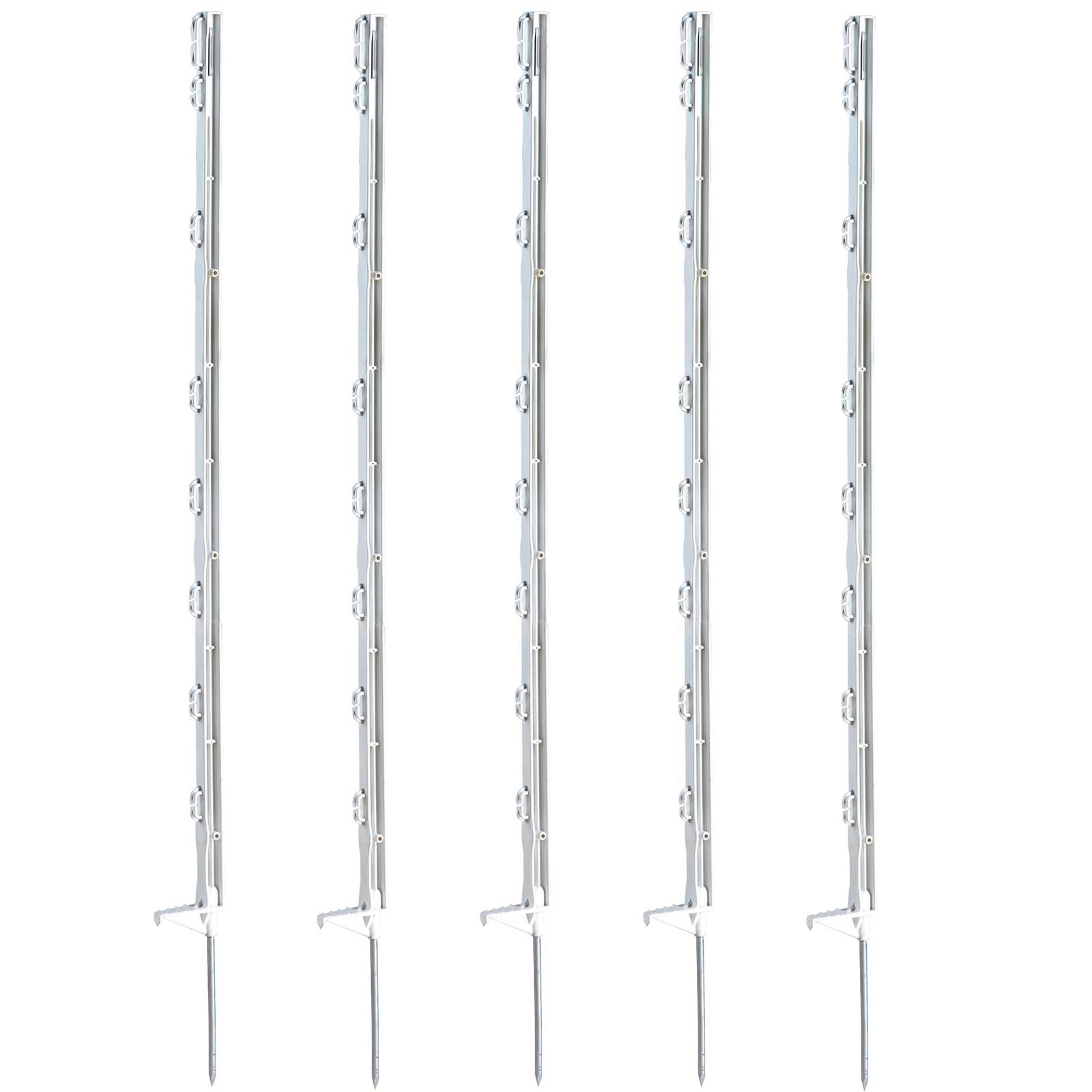 Agrarzone Plastic Post 105 cm, white (20 pcs.)