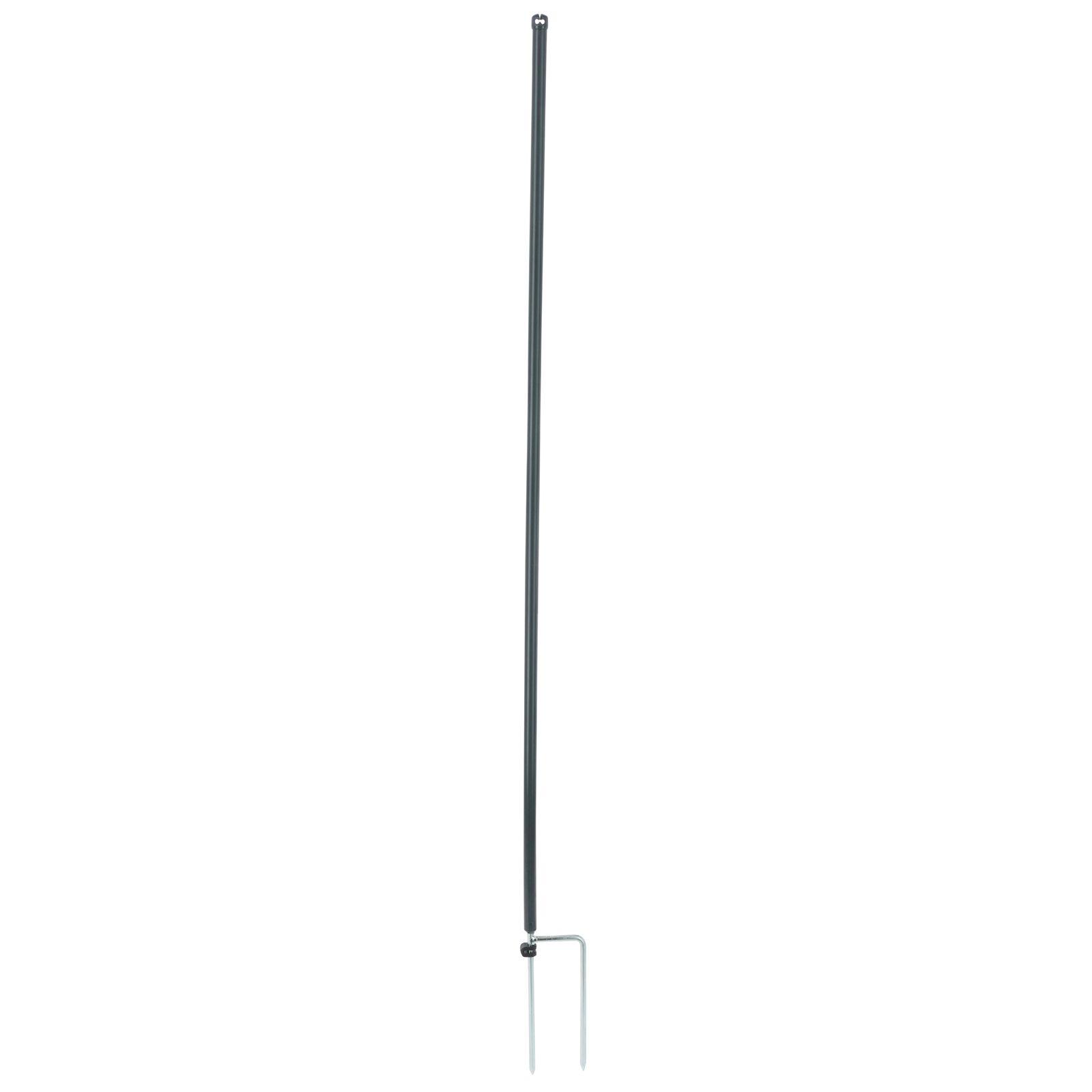 Premium Thermoplastic Fibreglass post for pasture net, double tip, grey 106 cm