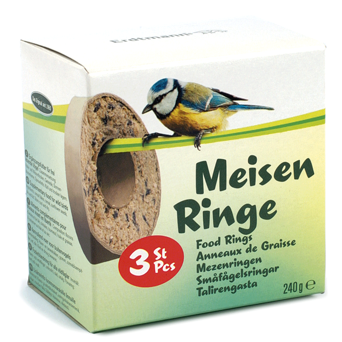 3x Erdtmanns Bird fat rings