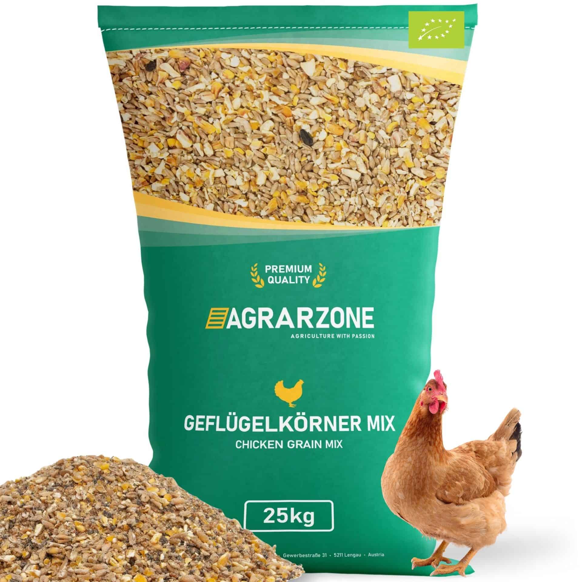 Agrarzone Organic Chicken Feed Grain Mix 25 kg