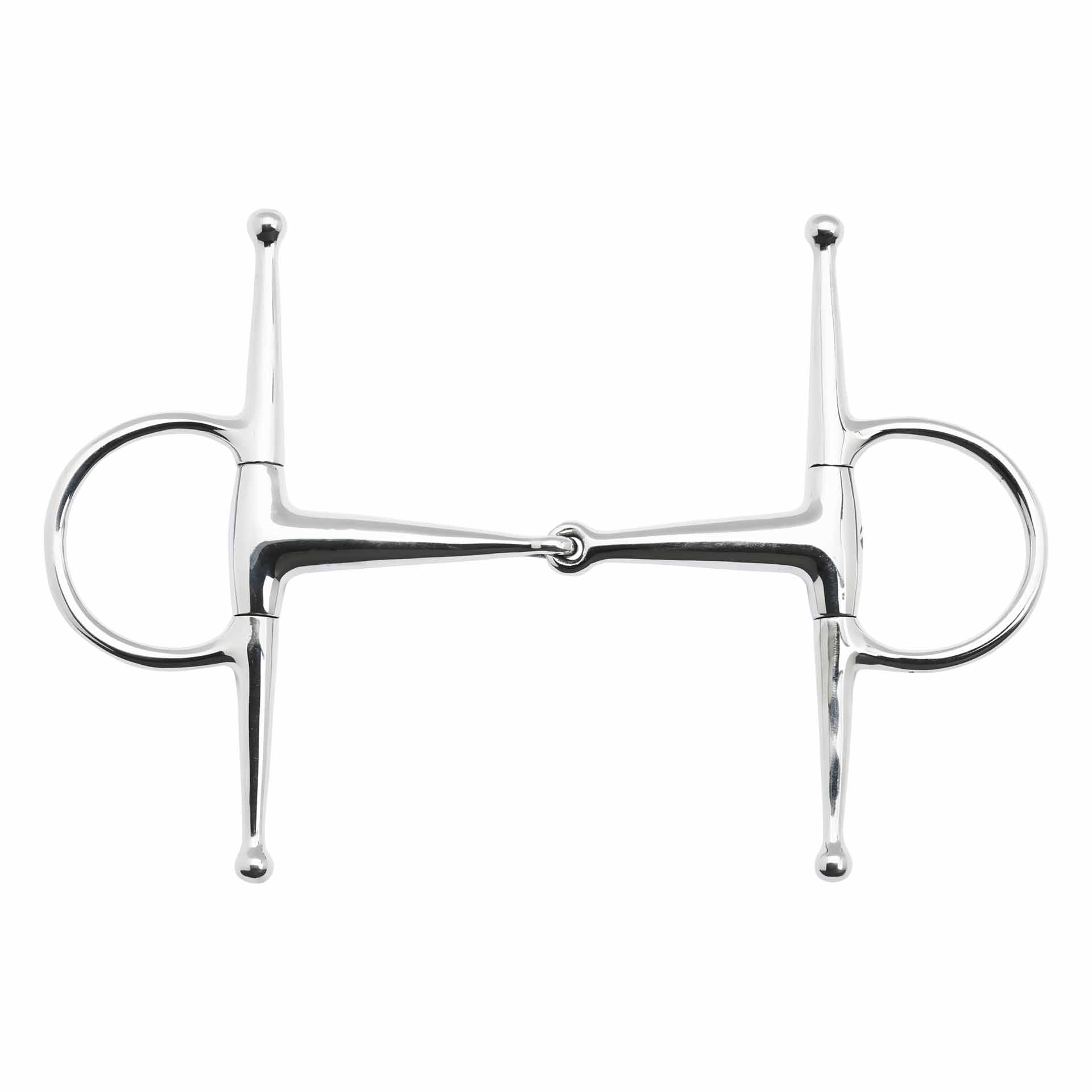 BUSSE Full-Cheek Snaffle EDELSTAHL, 16 mm 12.5 cm/70 mm 