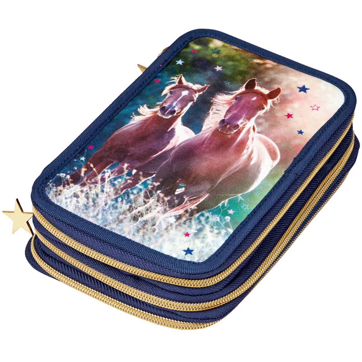 Pencil Case Horse Friends
