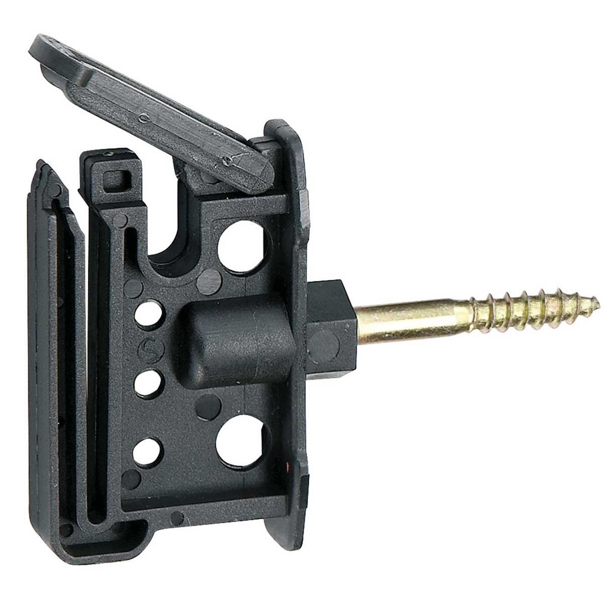 Clip insulator Maxi Tape black for tapes and ropes