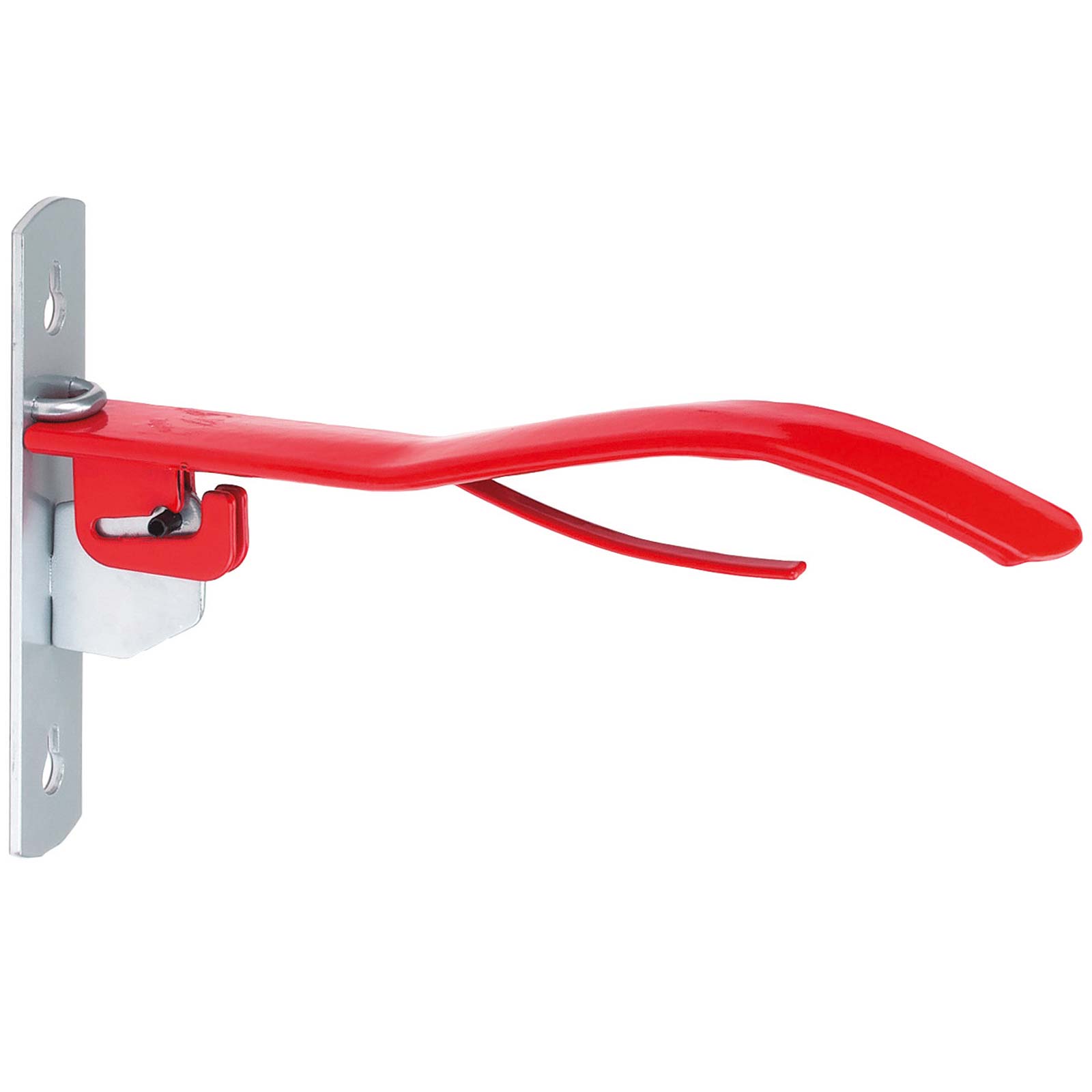 Saddle rack red, 38 cm foldable
