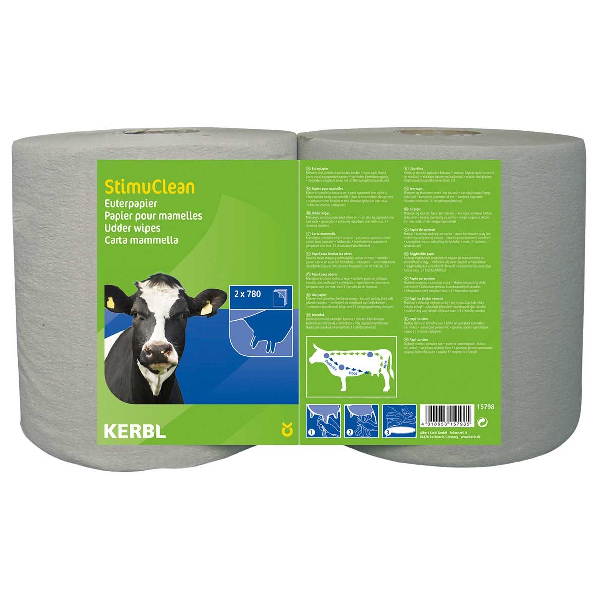 Udder towel StimuClean 2 x 780 sheets