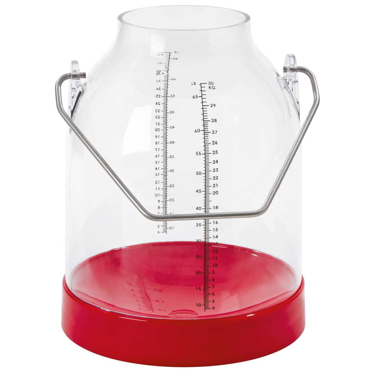 Milking pail 30 l with scalebracket height 143mm