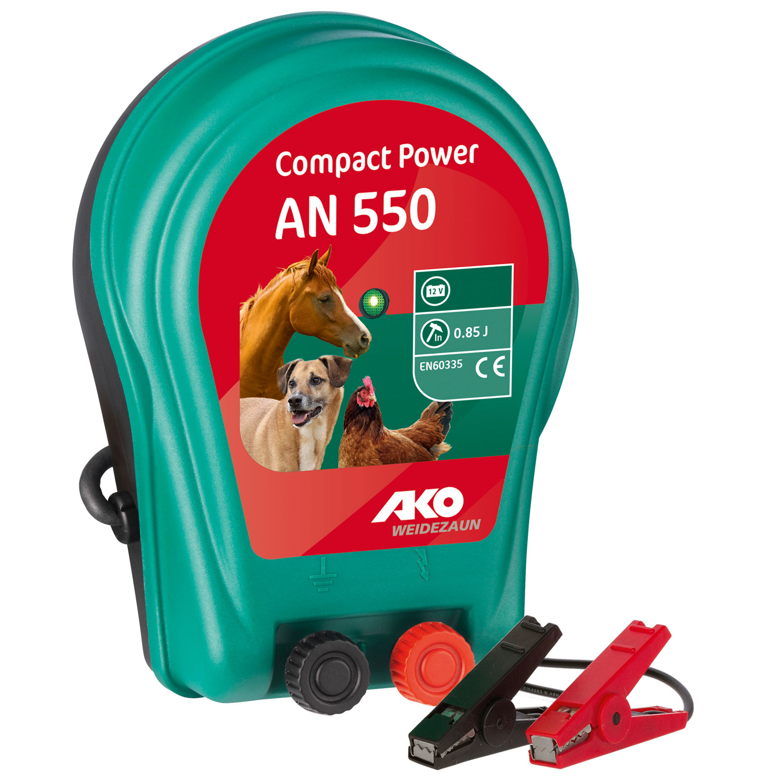 Ako Compact Power AN 550 electric fence energiser 12V, 0.85 Joule