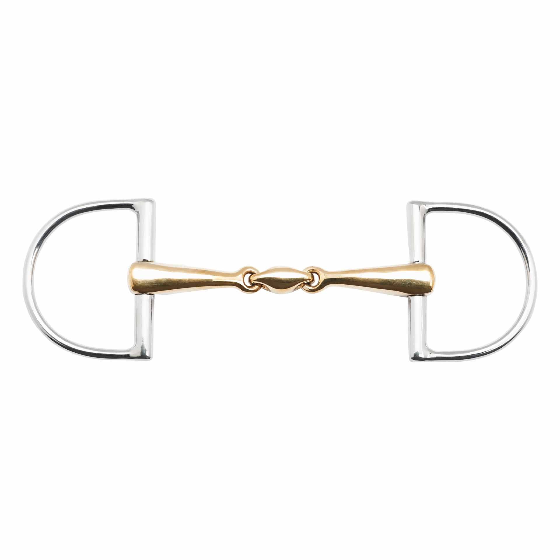 BUSSE D-Ring-Bit KAUGAN®-SHAPED, 16 mm, French-Link 12.5 cm/70 mm 