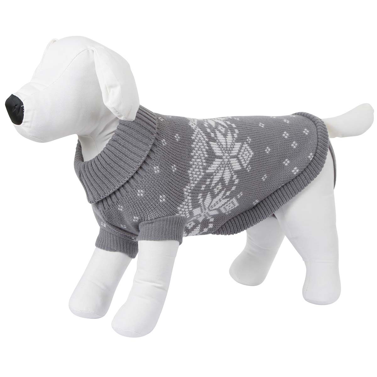 Sweater Lillehammer, grey-white 25 cm XS