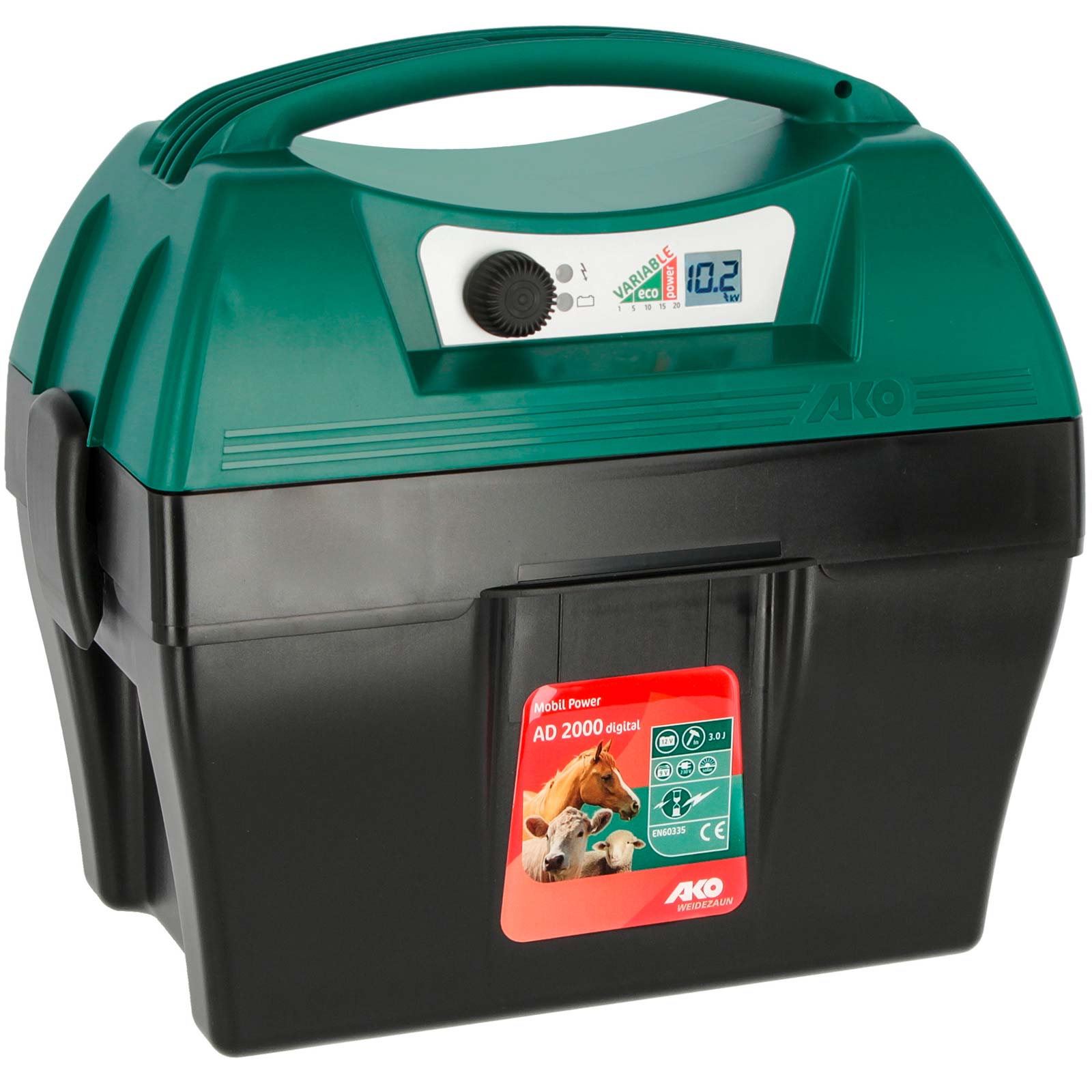 AKO Mobil Power AD 2000 electric fence energiser 12V, 3 joules