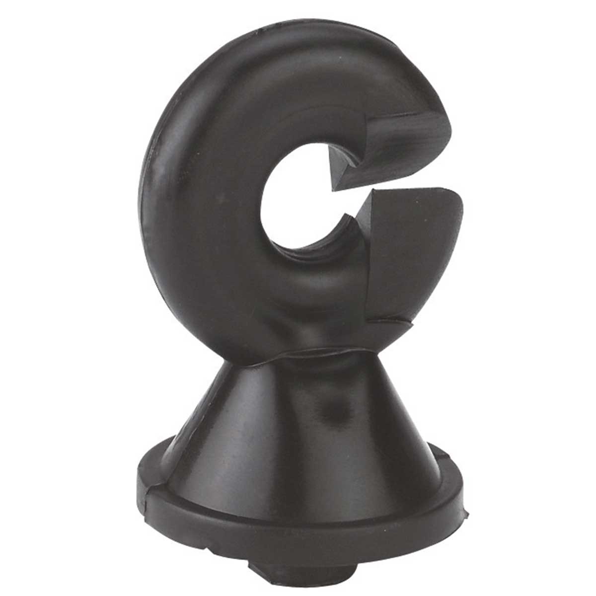 Spare ring insulator for oval steel post