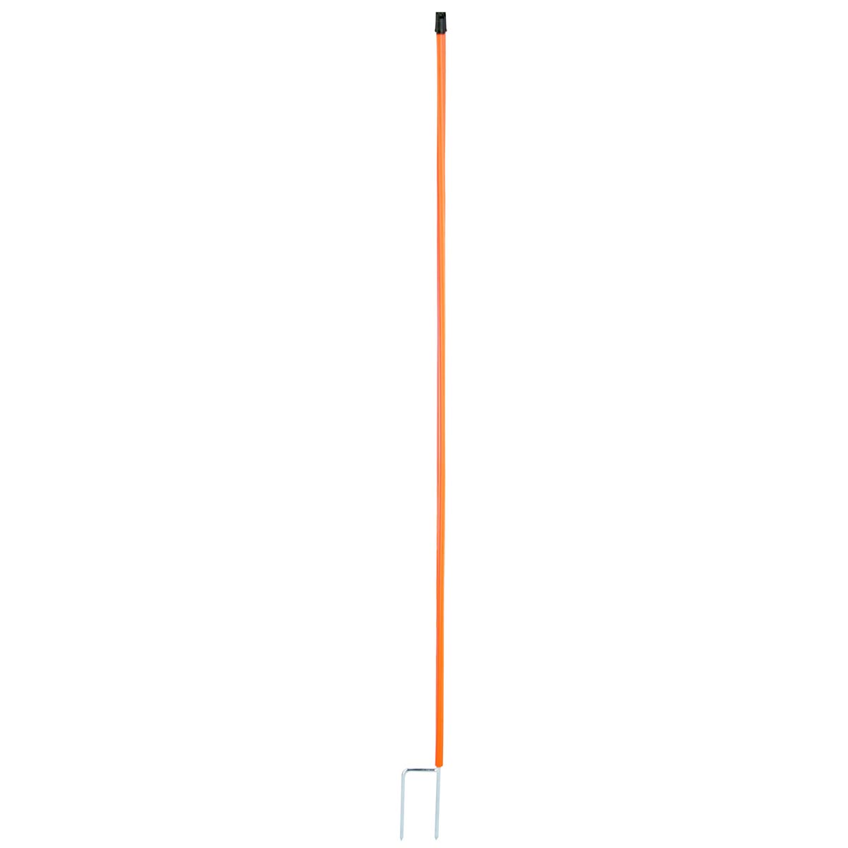 Replacement post for pasture net, double tip, orange