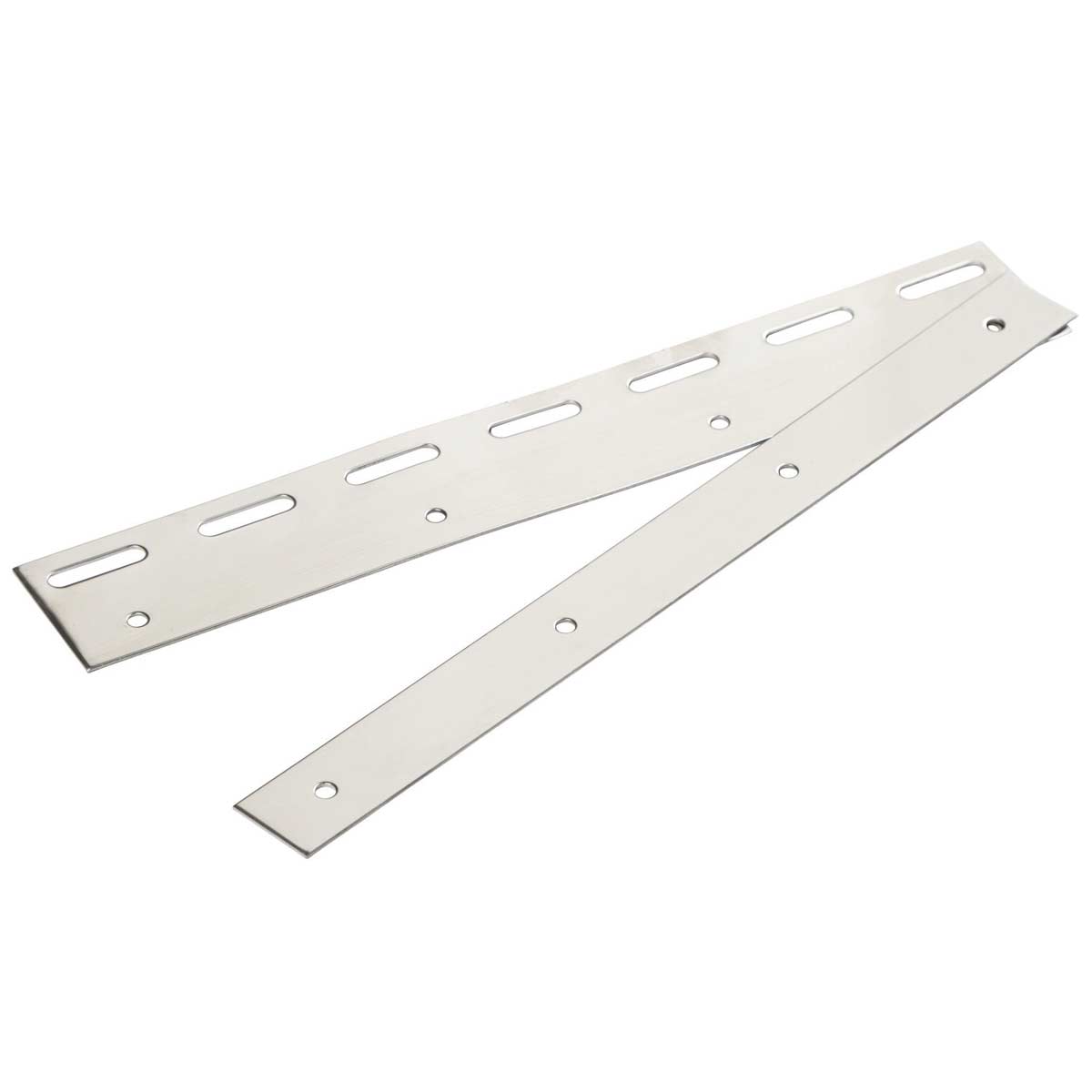 Suspended panel for PVC strip curtain stainless steel