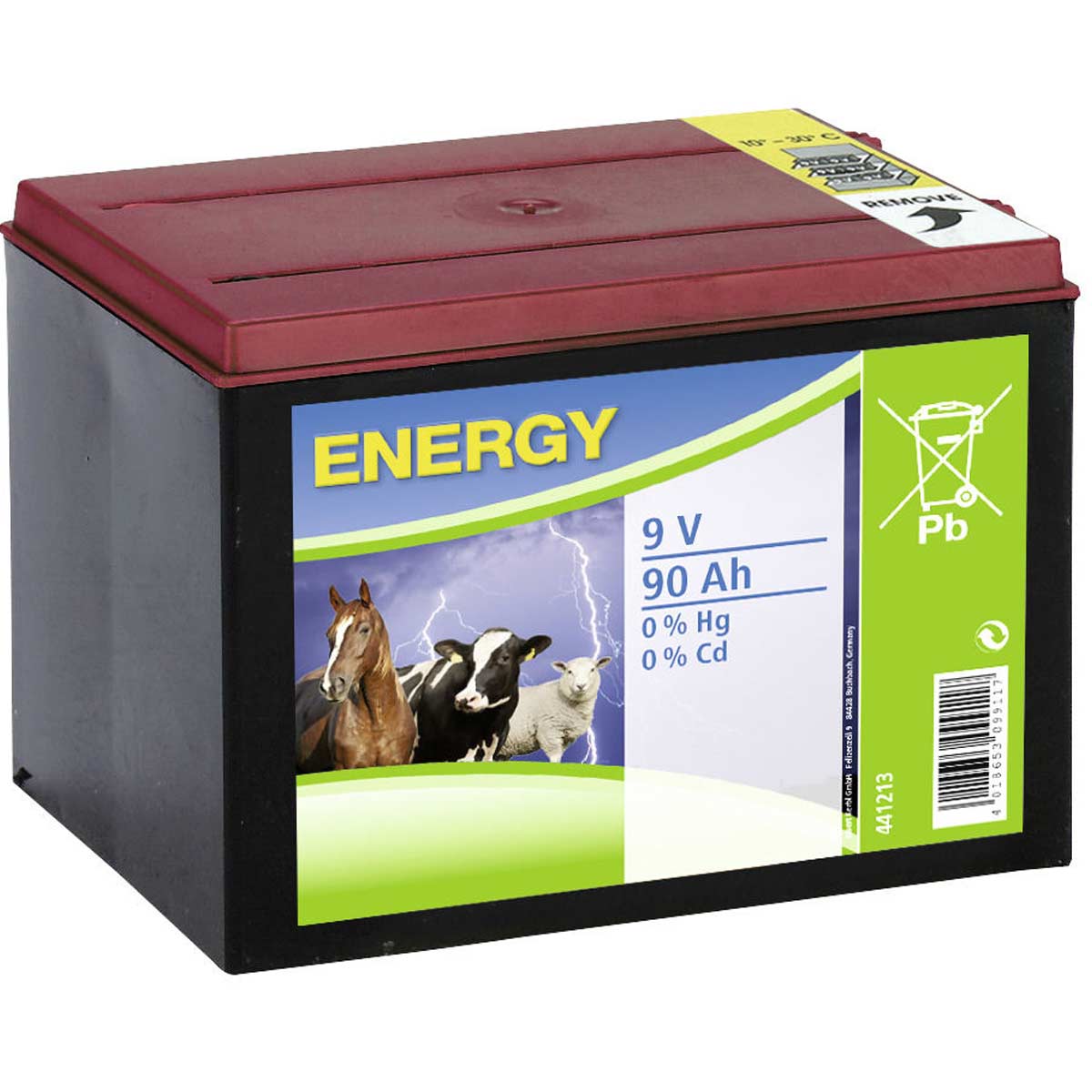 Dry Battery Zinc-Air 9V 90Ah
