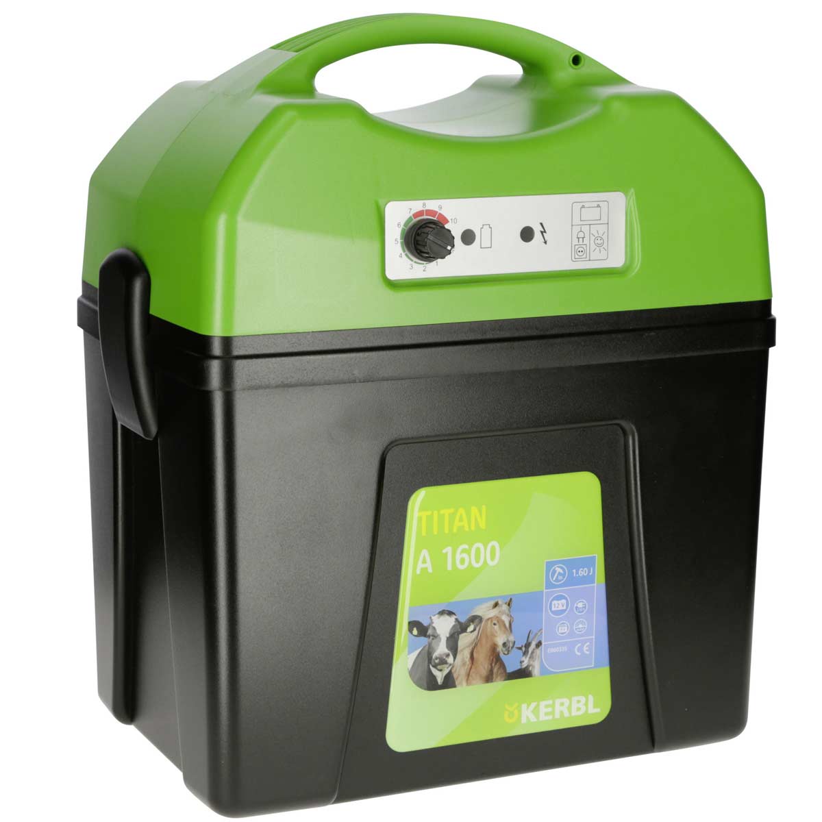 Kerbl TITAN A 1600 electric fence energiser 12V, 1,6 joules