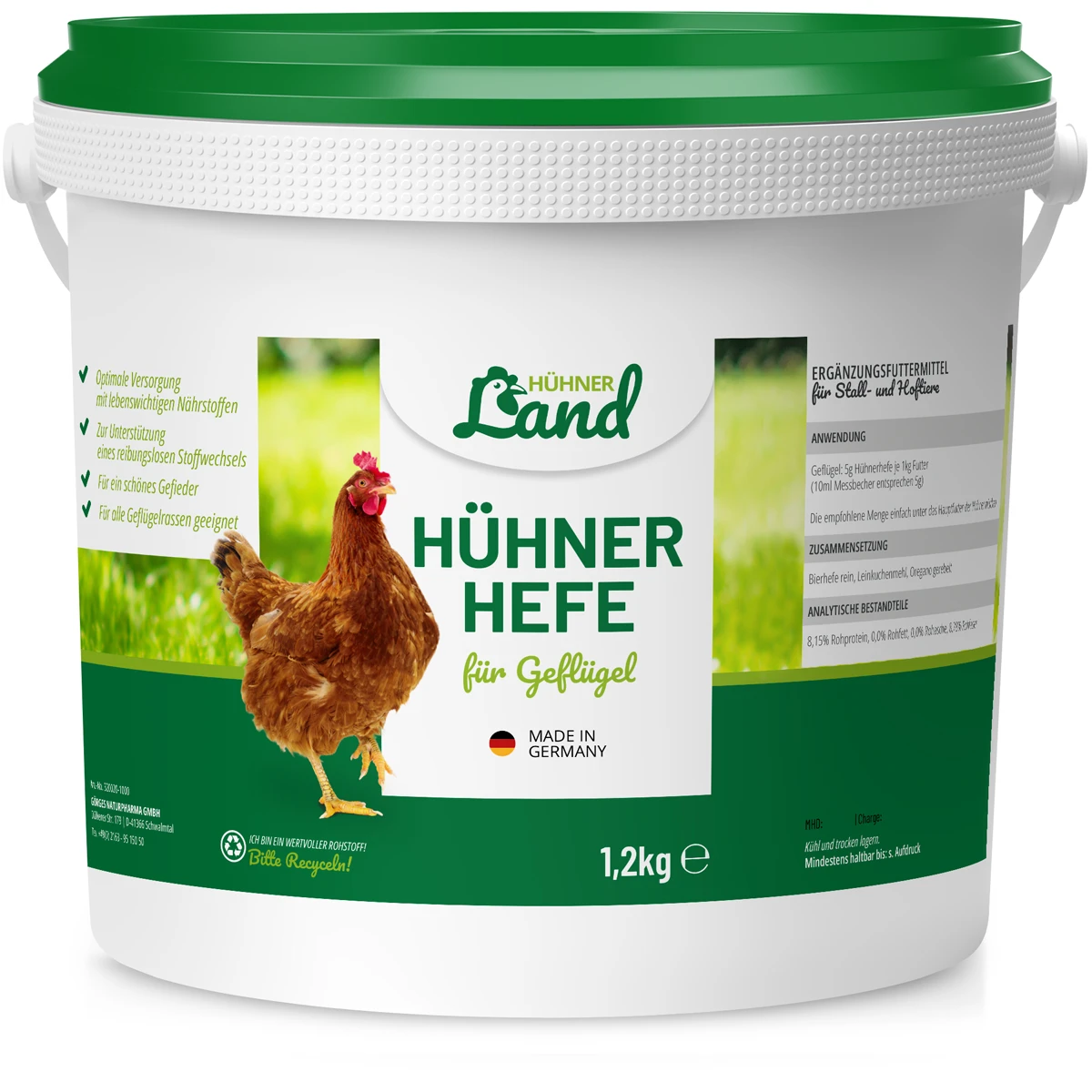 Chicken yeast 1.2 kg