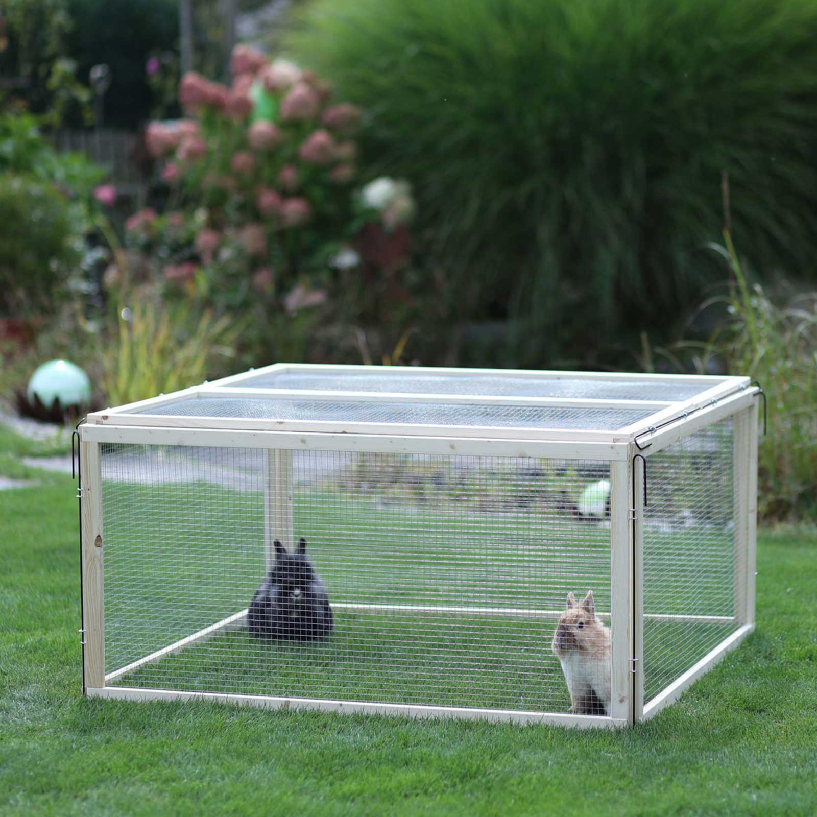 Outdoor enclosure Vario, 6 elements, 120 x 120 x 59 cm