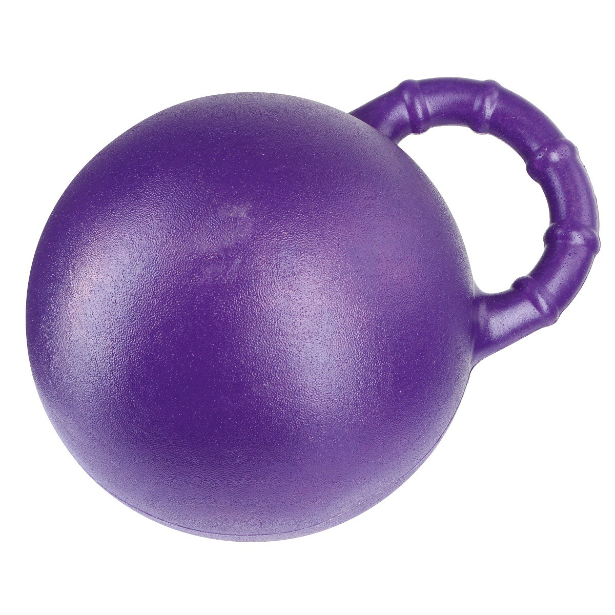 Horse playing ball purple apple