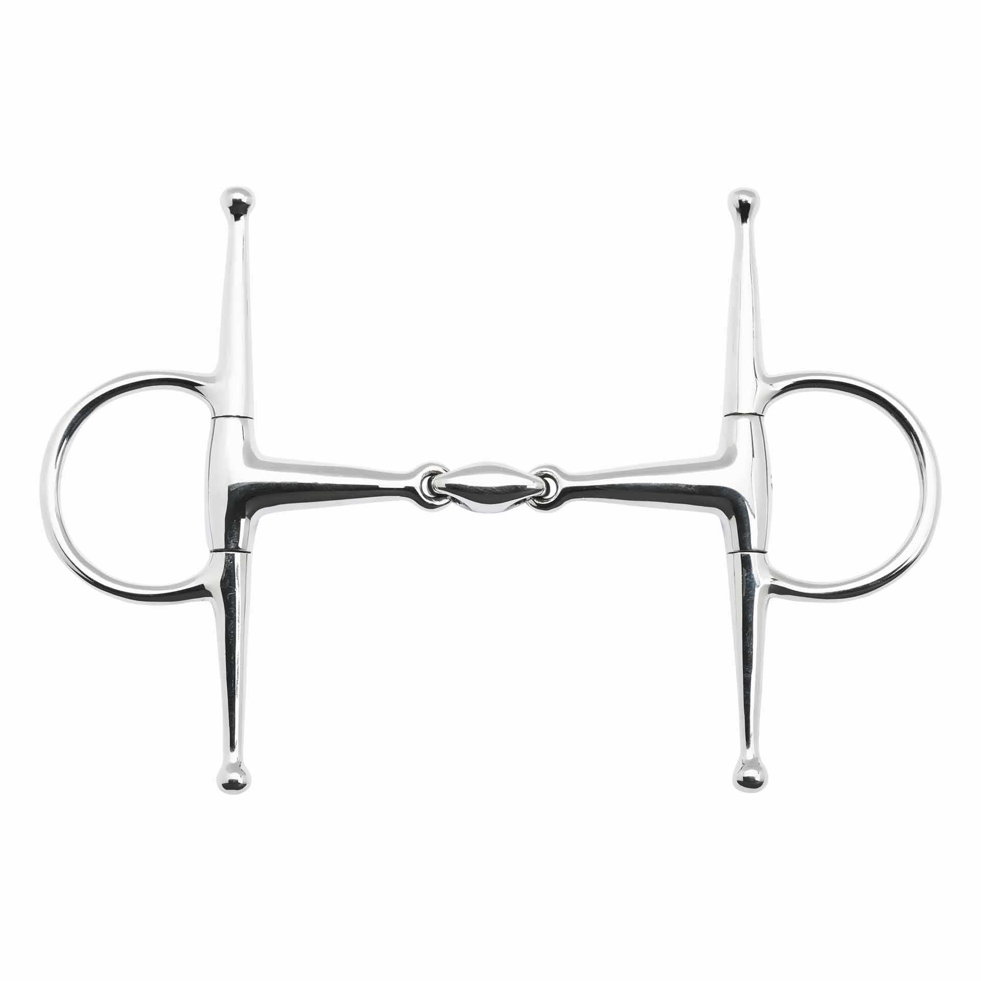 BUSSE Full-Cheek Snaffle EDELSTAHL, 16 mm, French-Link 12.5 cm/70 mm 