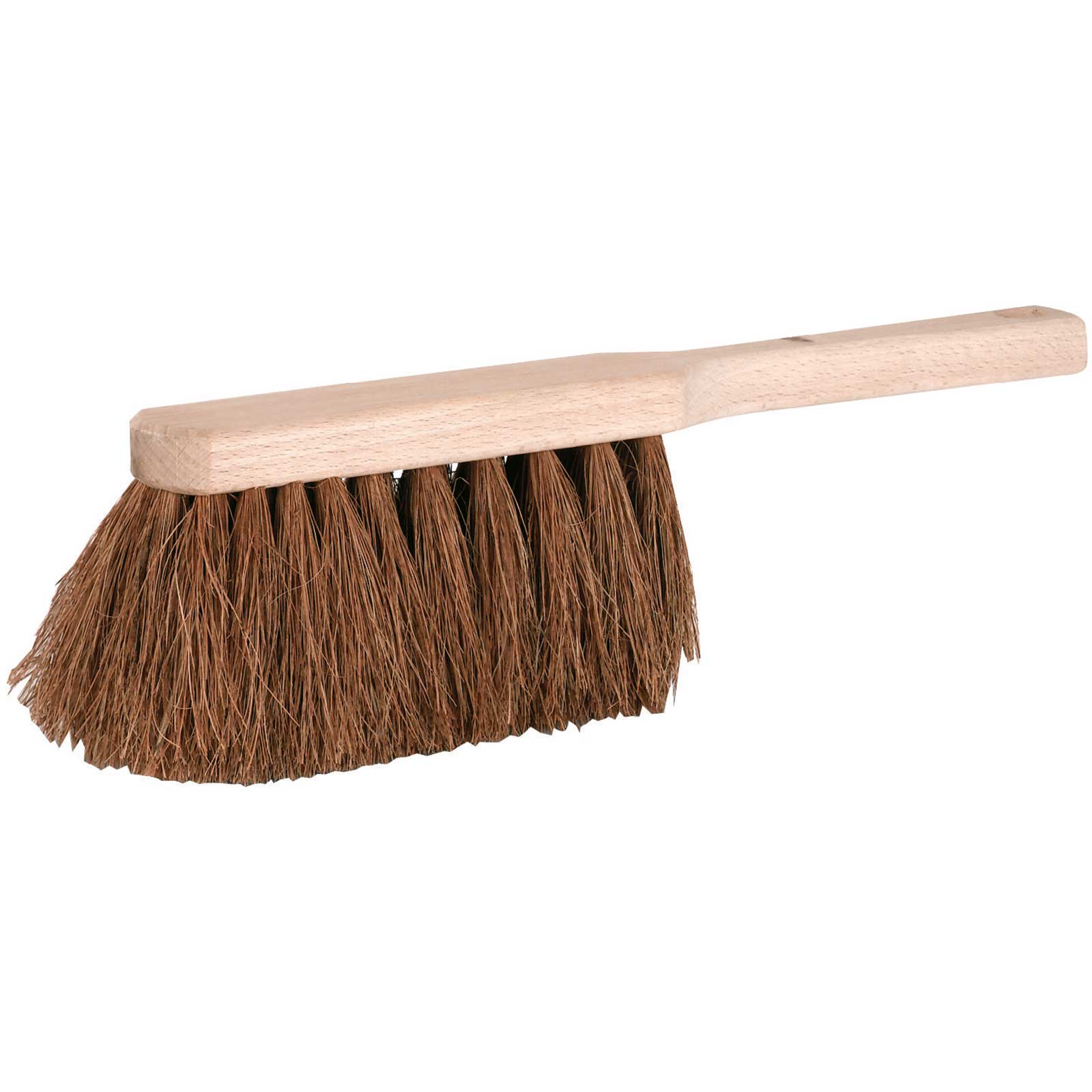 Hand brush with coconut bristles