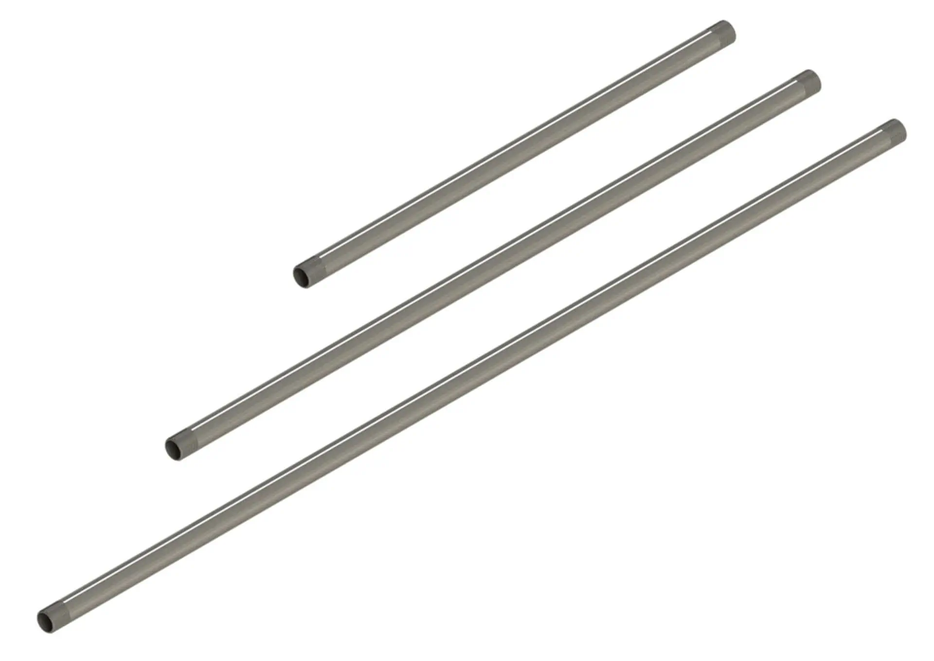 Connecting tube for drinking bowl stainless steel