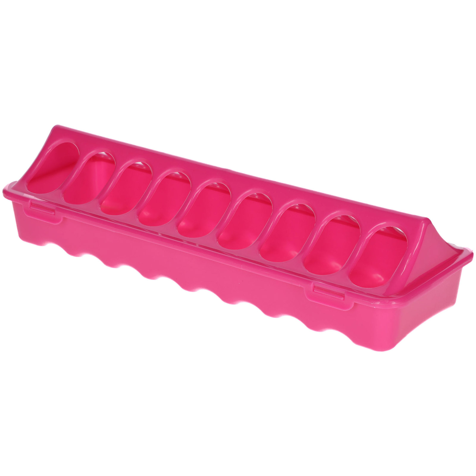 Feeding Trough Chicks Plastic, pink 30 x 9,5 cm