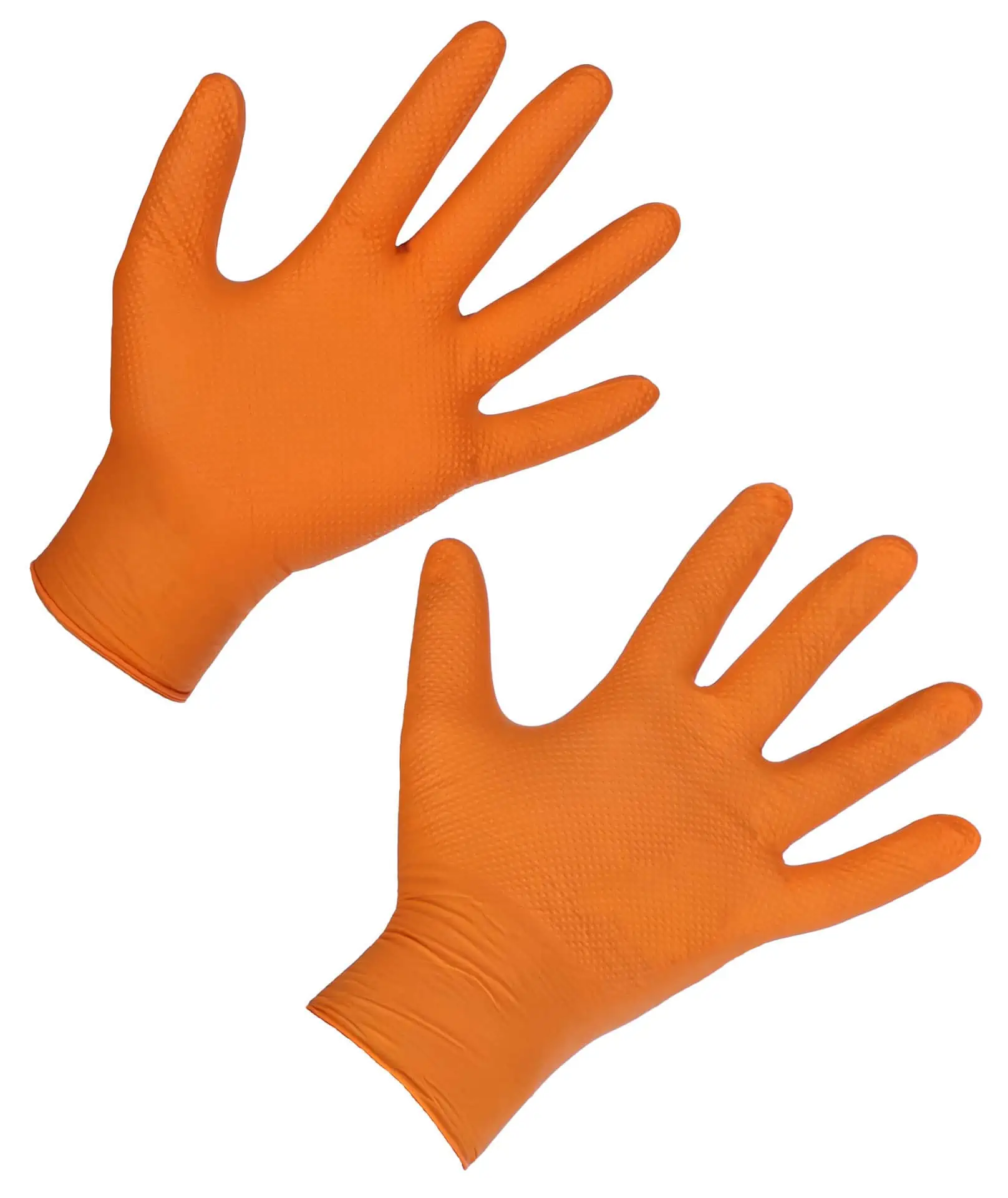 Nitrile Disposable Glove X-Grip orange (50 pcs)