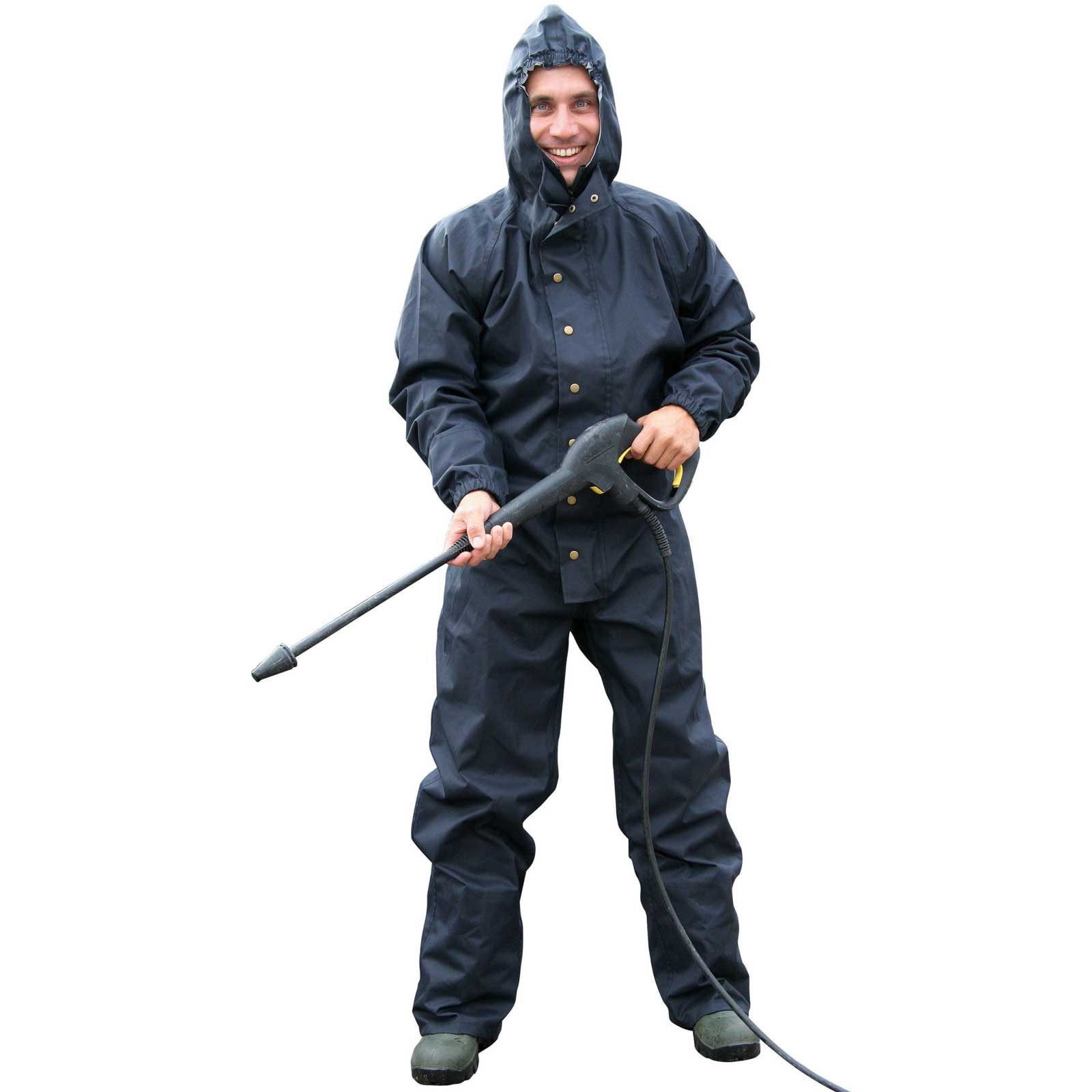 Washing and cleaning overall with hood M