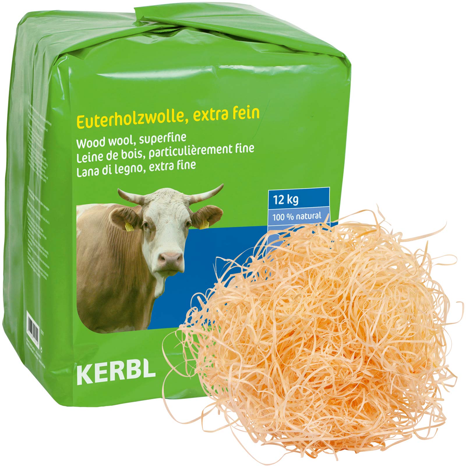 Udder wood wool 12 kg
