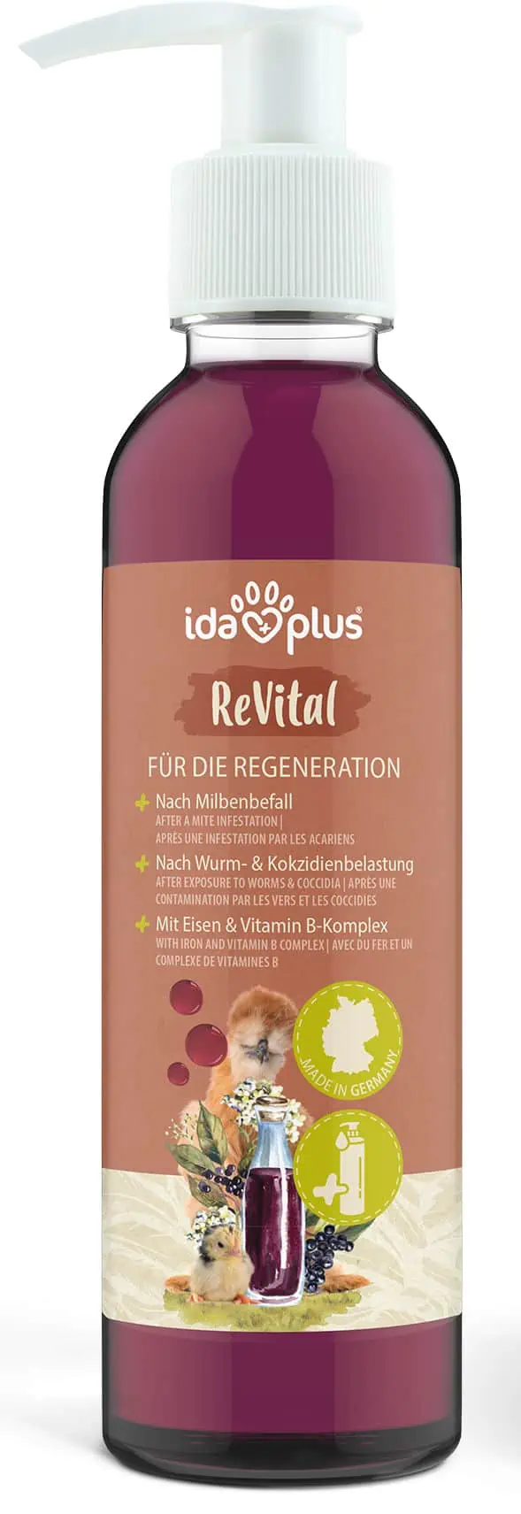 IdaPlus ReVital 200 ml dispenser bottle