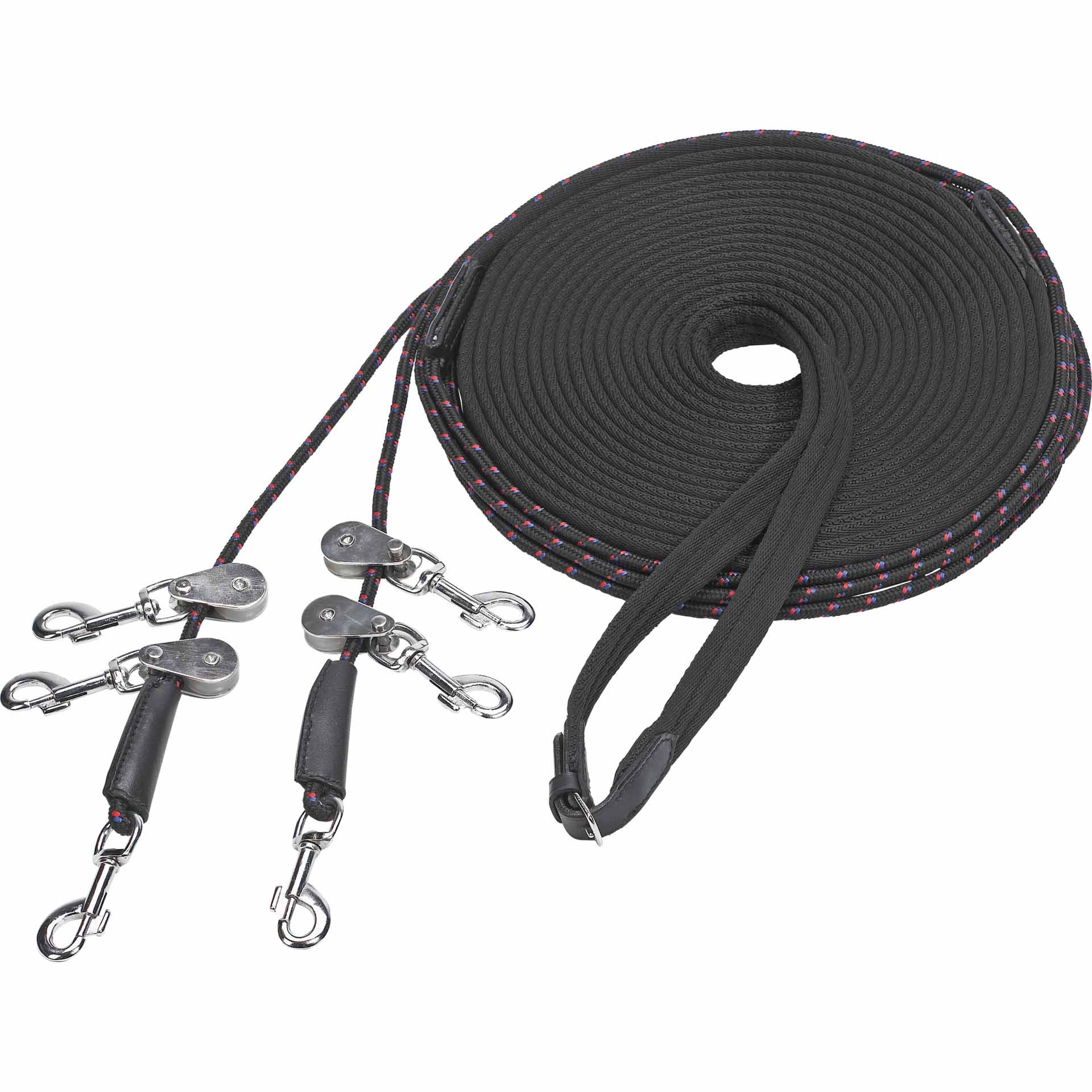 BUSSE double lunge SOFT-UMLENKROLLEN 14 m, black