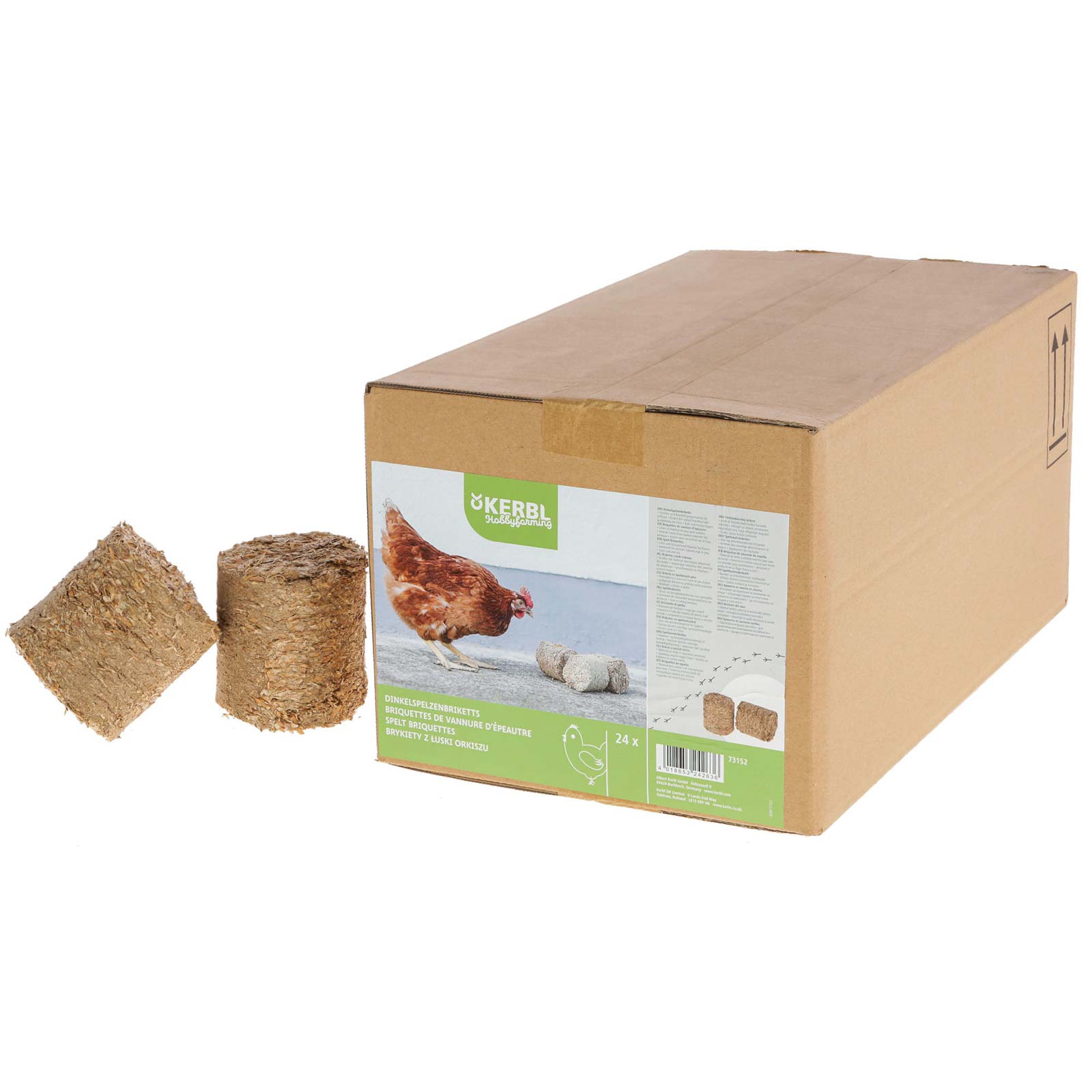 Spelt Husk Briquettes (24 pcs)