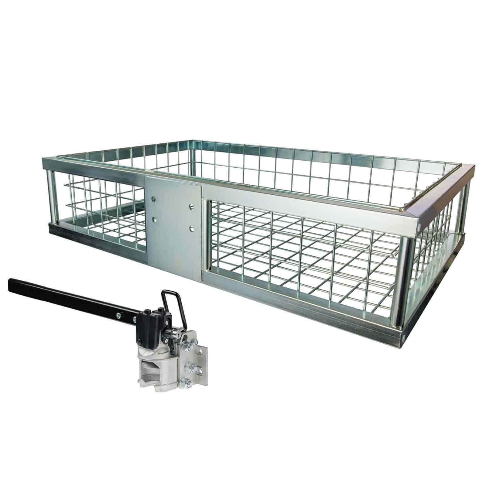 The Rear Carrier With Foldable Quick Coupling Galvanized