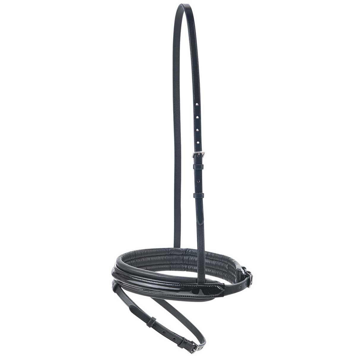 BUSSE Flash Noseband COMFORT-ENGLISCH, patent leather