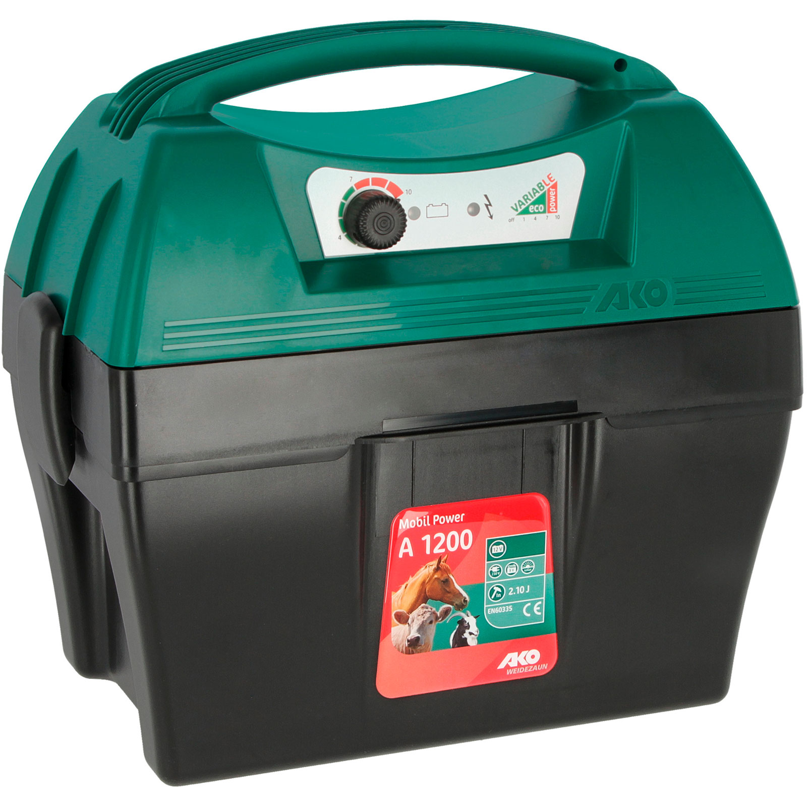 AKO Mobil Power A1200 electric fence energiser 12V, 2,1 joules