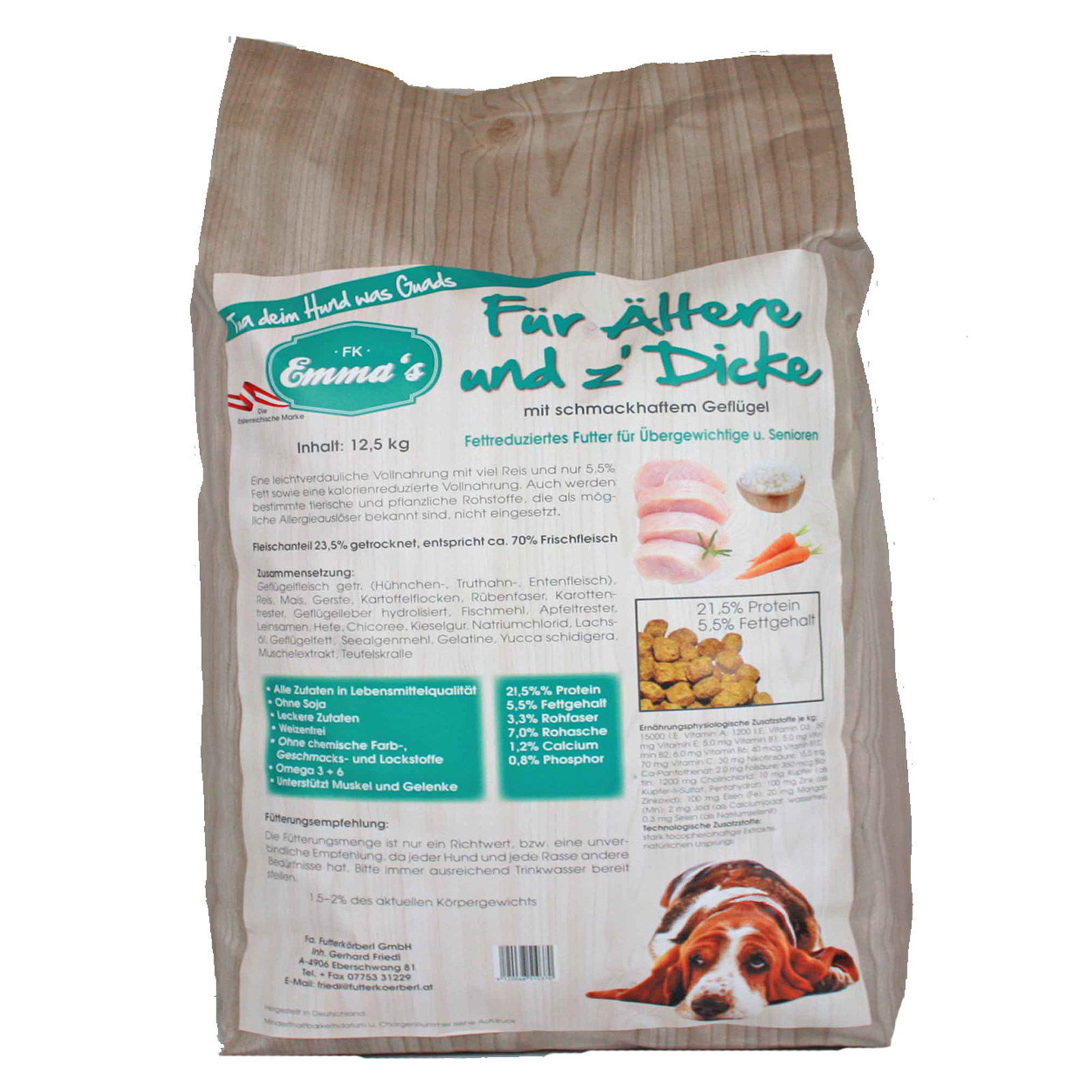 Emmas Dog food Ältere & Z´dicke Senior