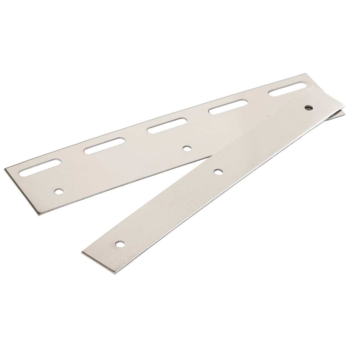 Suspended panel for PVC strip curtain stainless steel 20 cm