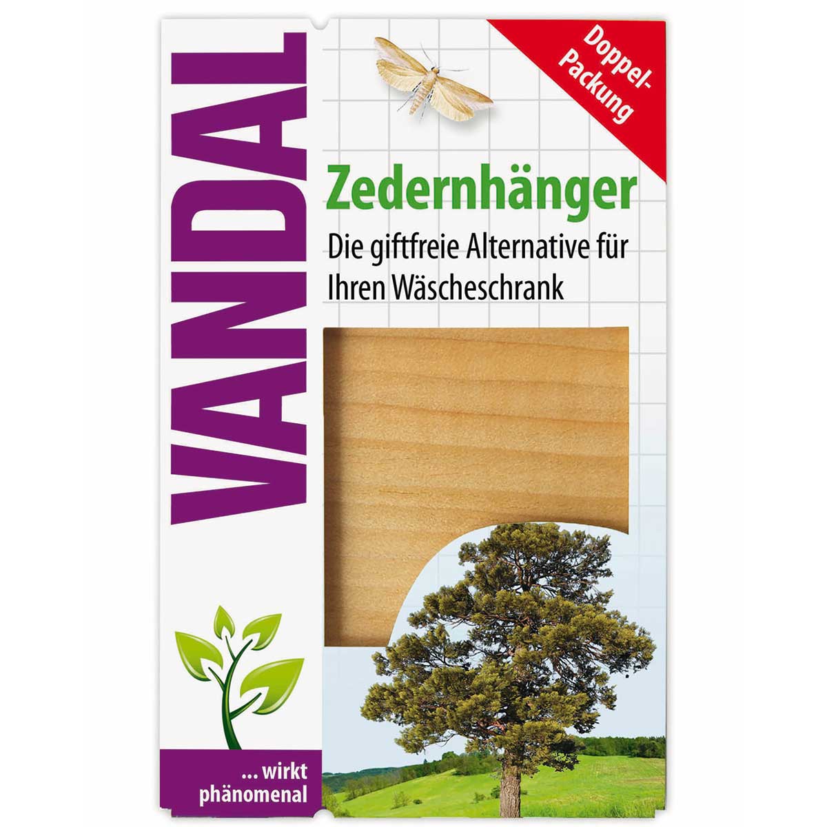 Vandal cedar moth hanger