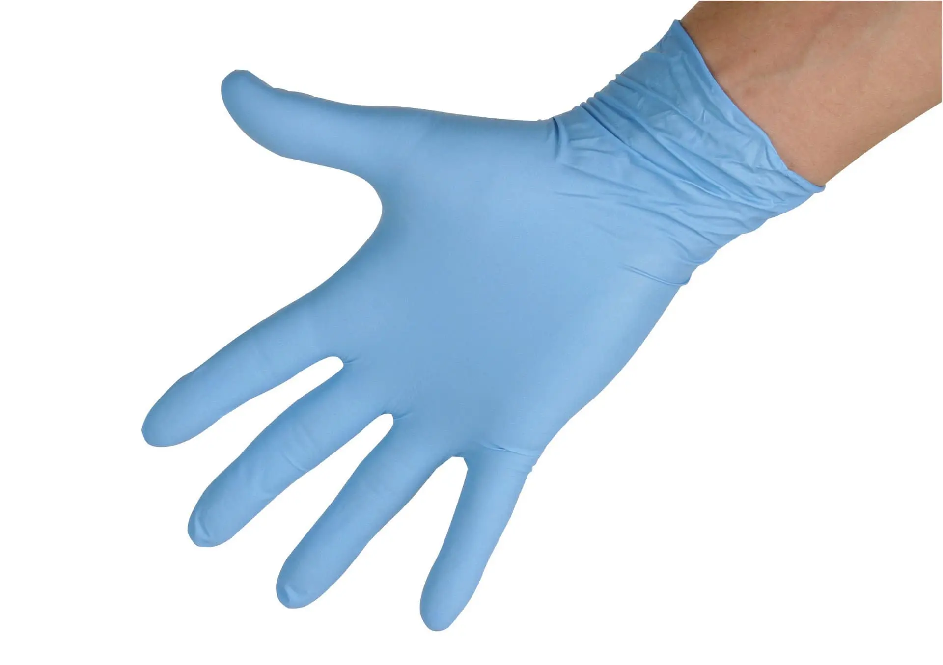 Nitrile disposable gloves blue (100 pcs)