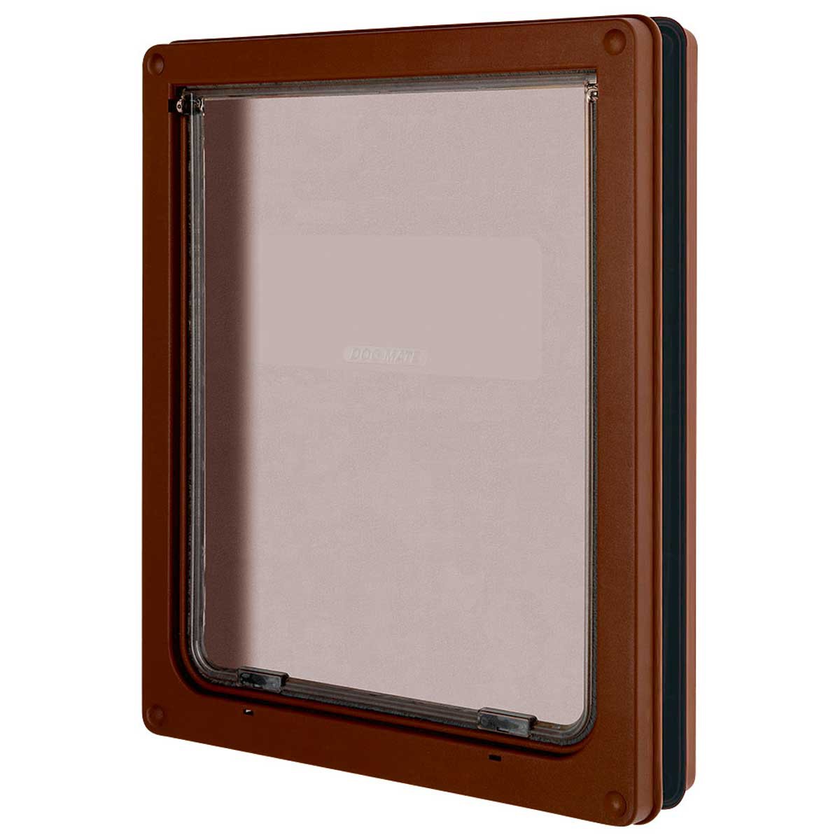 Dog Mate dog flap 216 XL, 2-way, brown