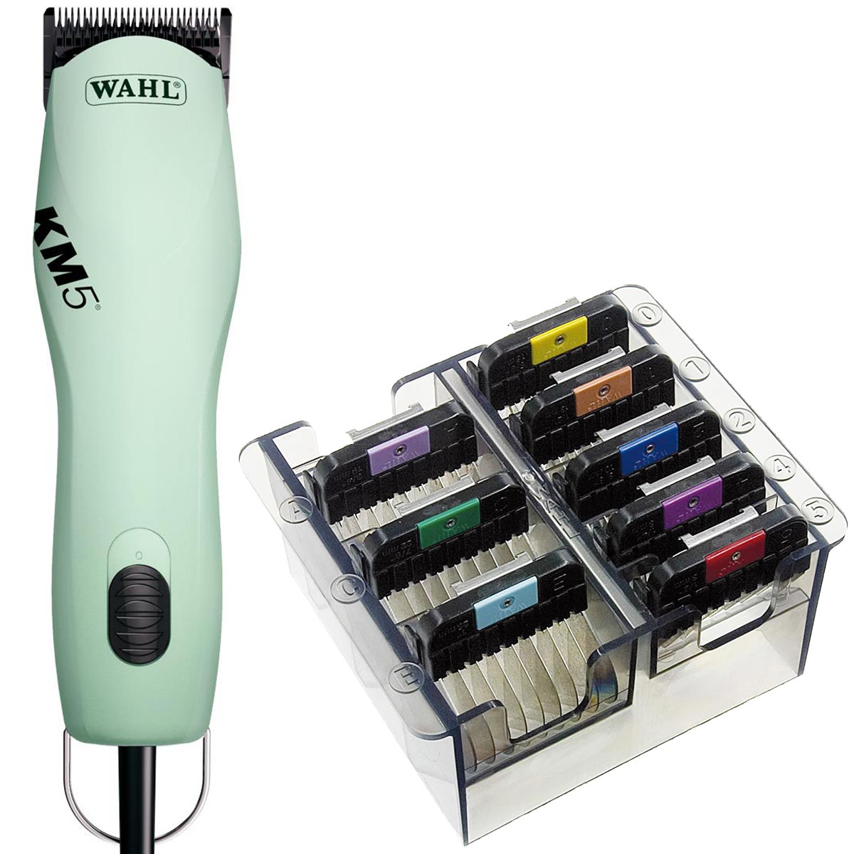 Wahl KM5 Dog Clipper with attachment comb set