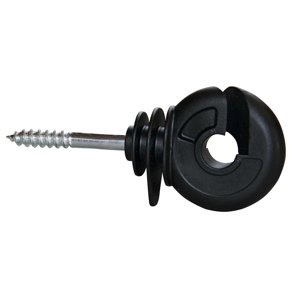 Ring insulator compact black w/ continuous support 100 pcs