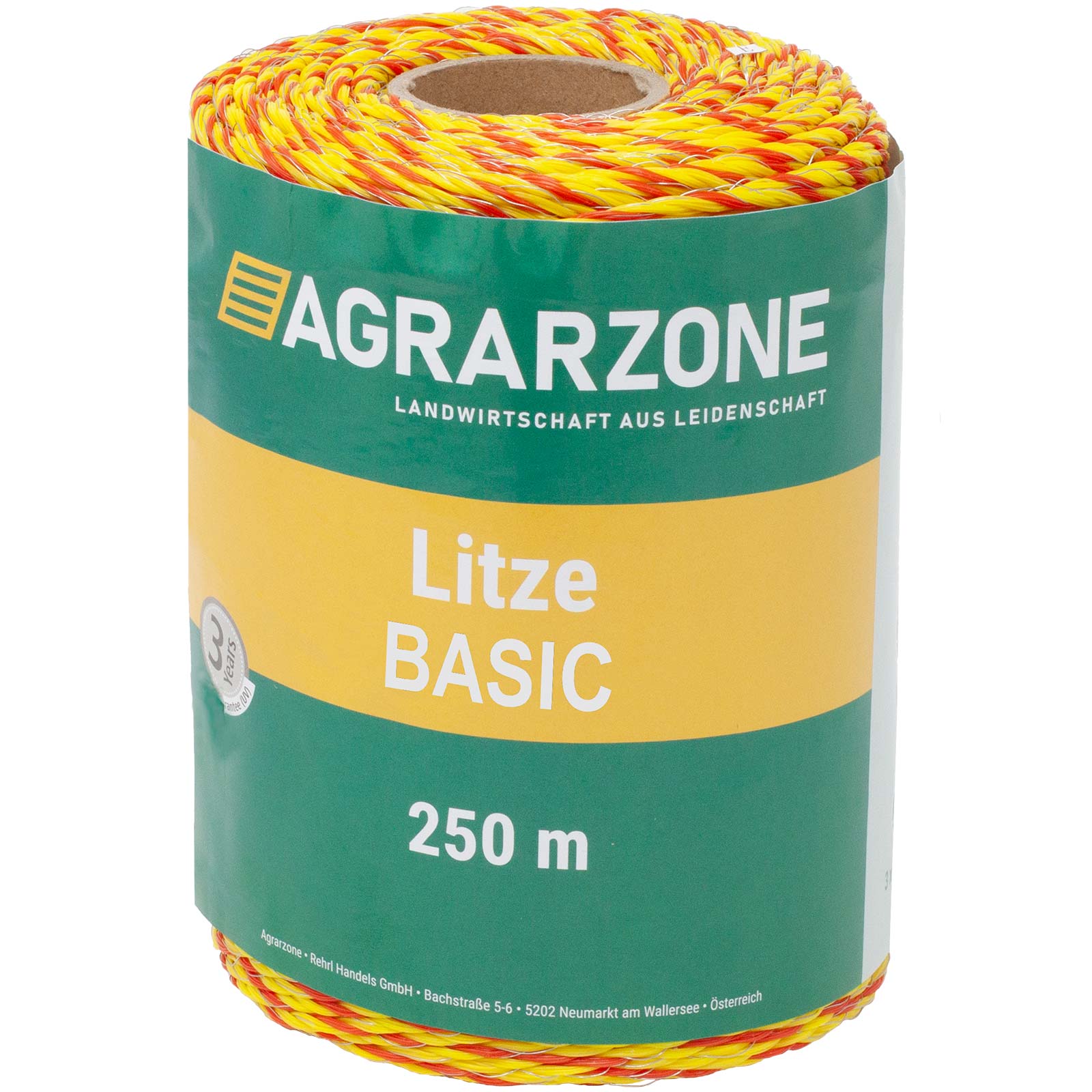 Agrarzone Polywire Basic 3x0.20 Niro, yellow-orange