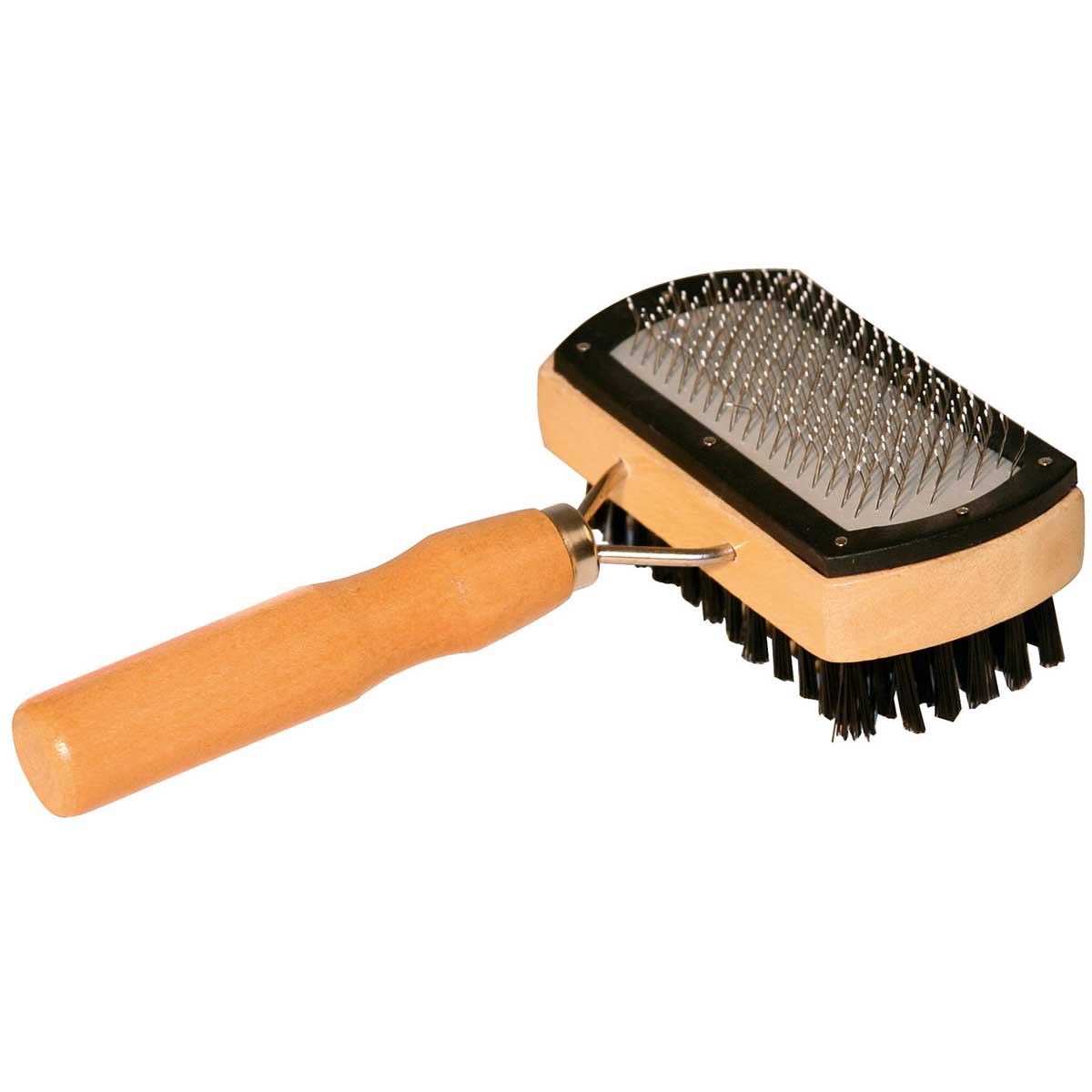 B. CARE slicker brush, dbl. protective caps and bristles