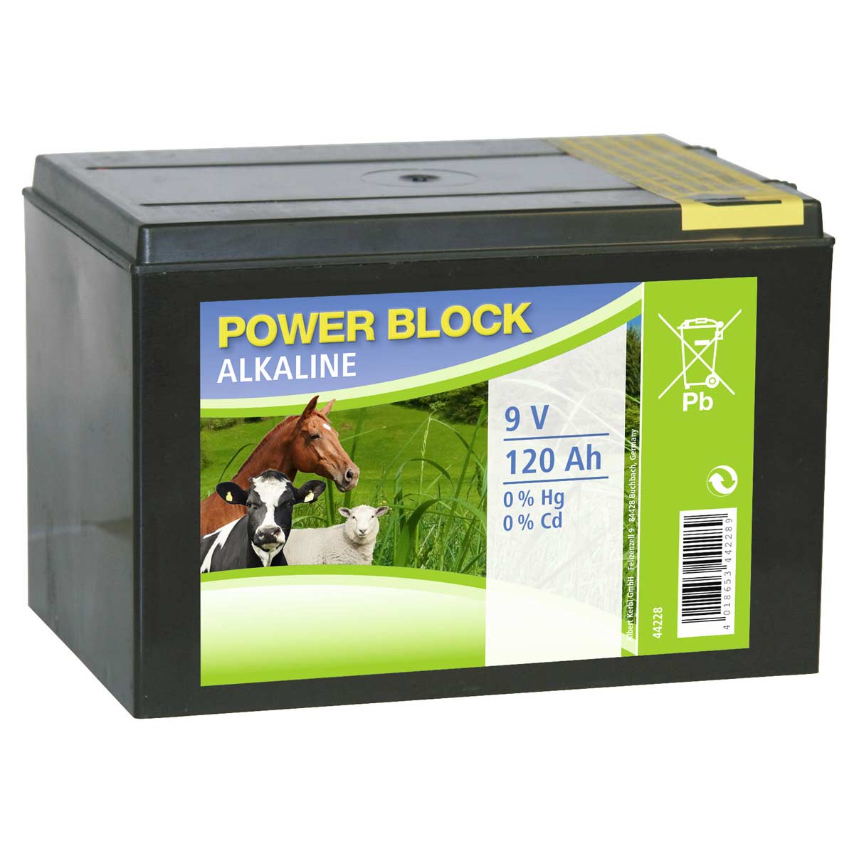 Alkaline Dry Battery Power Block 9V 120Ah