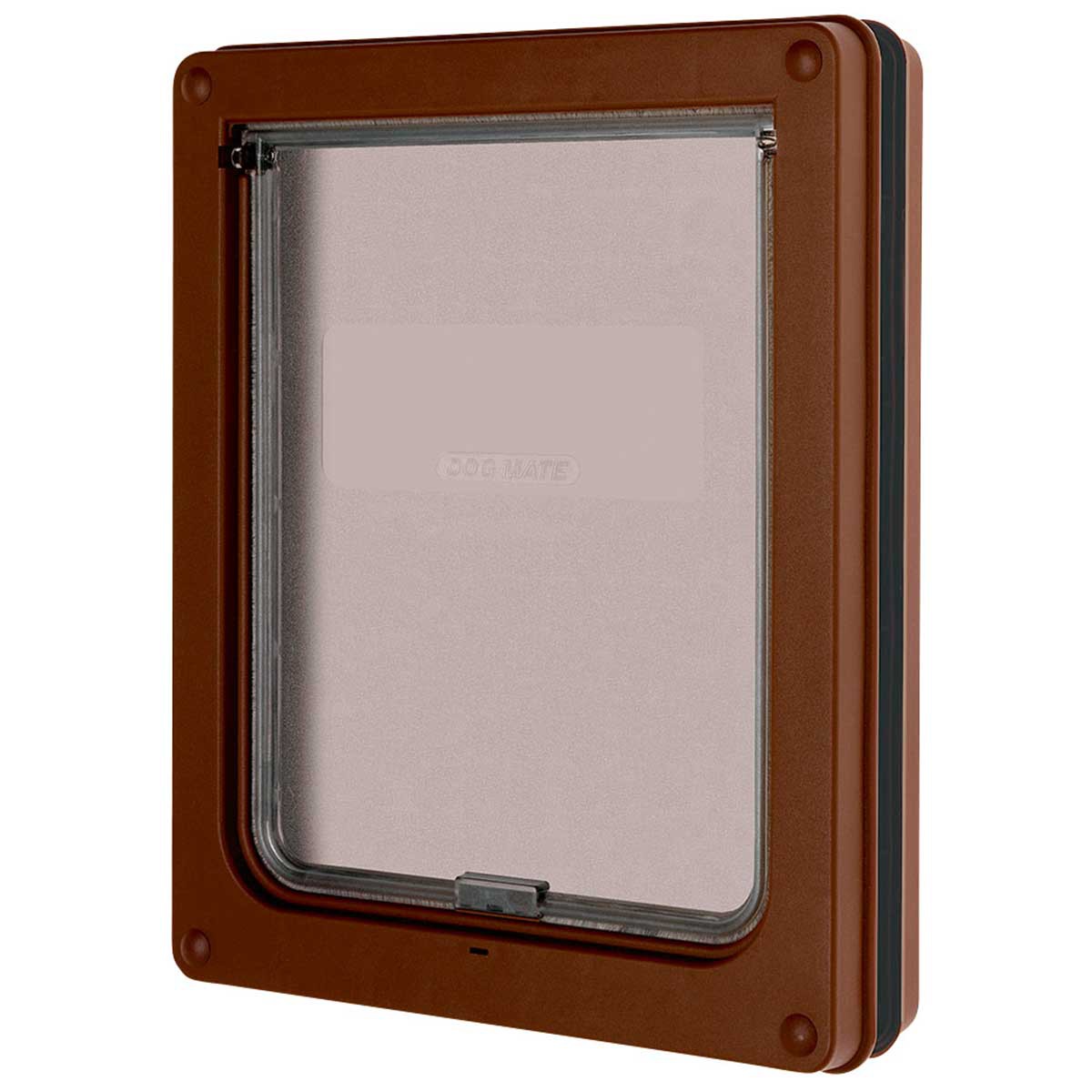 Dog Mate dog flap 215, 2-way, brown