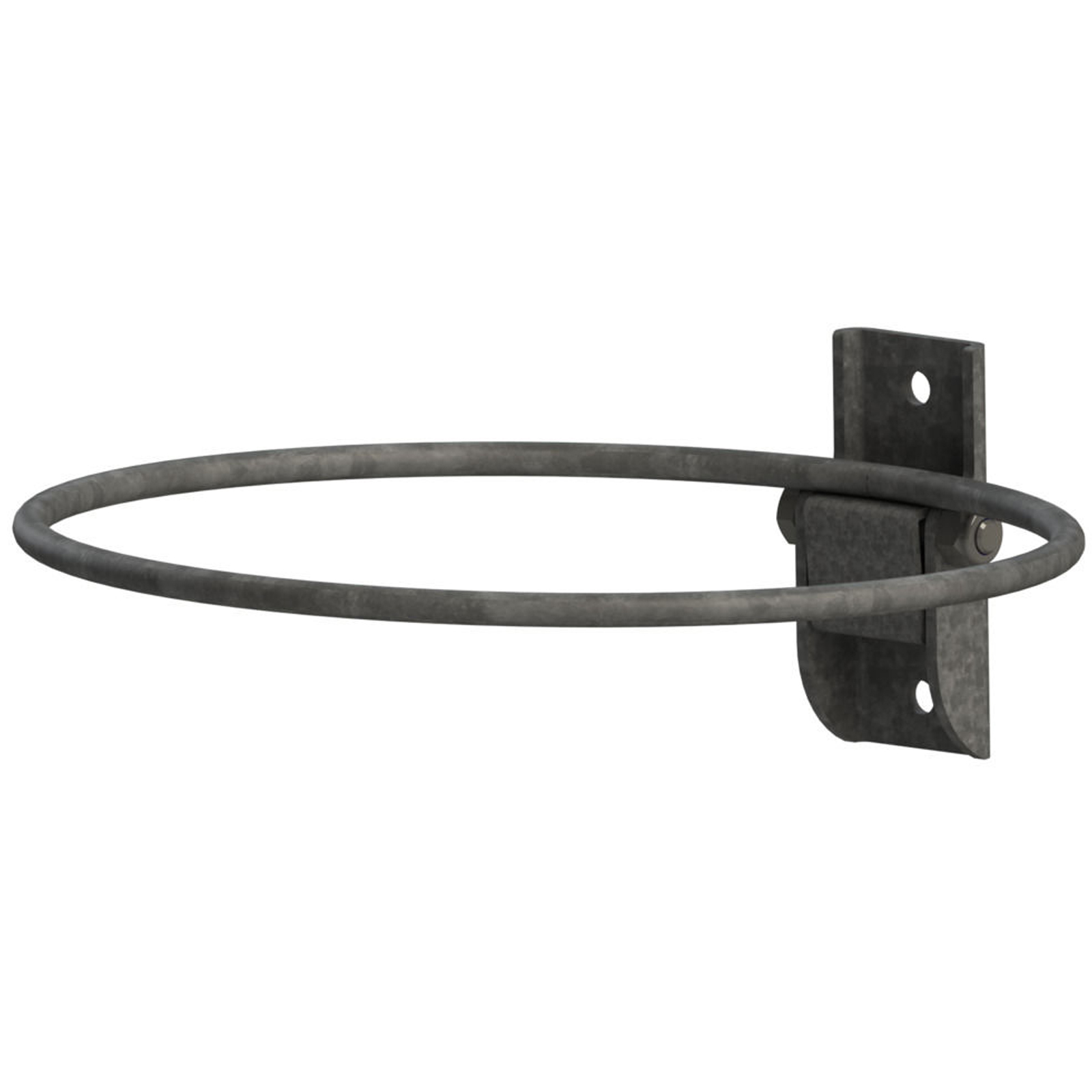 Folding bucket holder for hanging